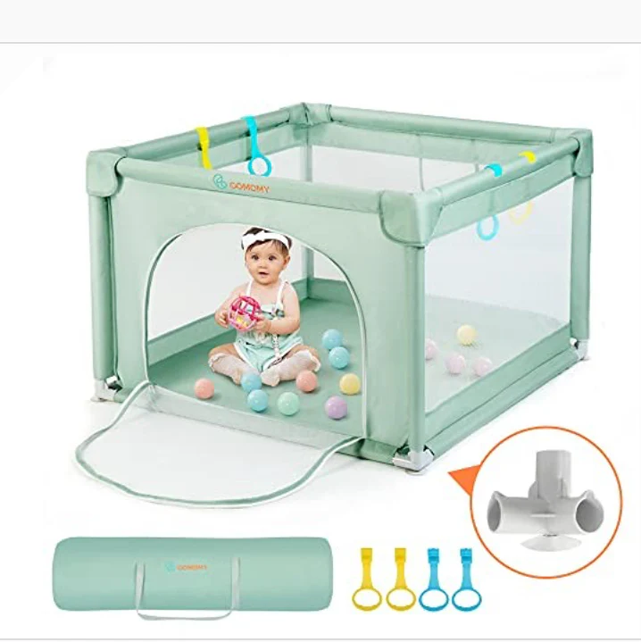 36"x36"Playpens Indoor & Outdoor Kids Activity Center - Dark Green