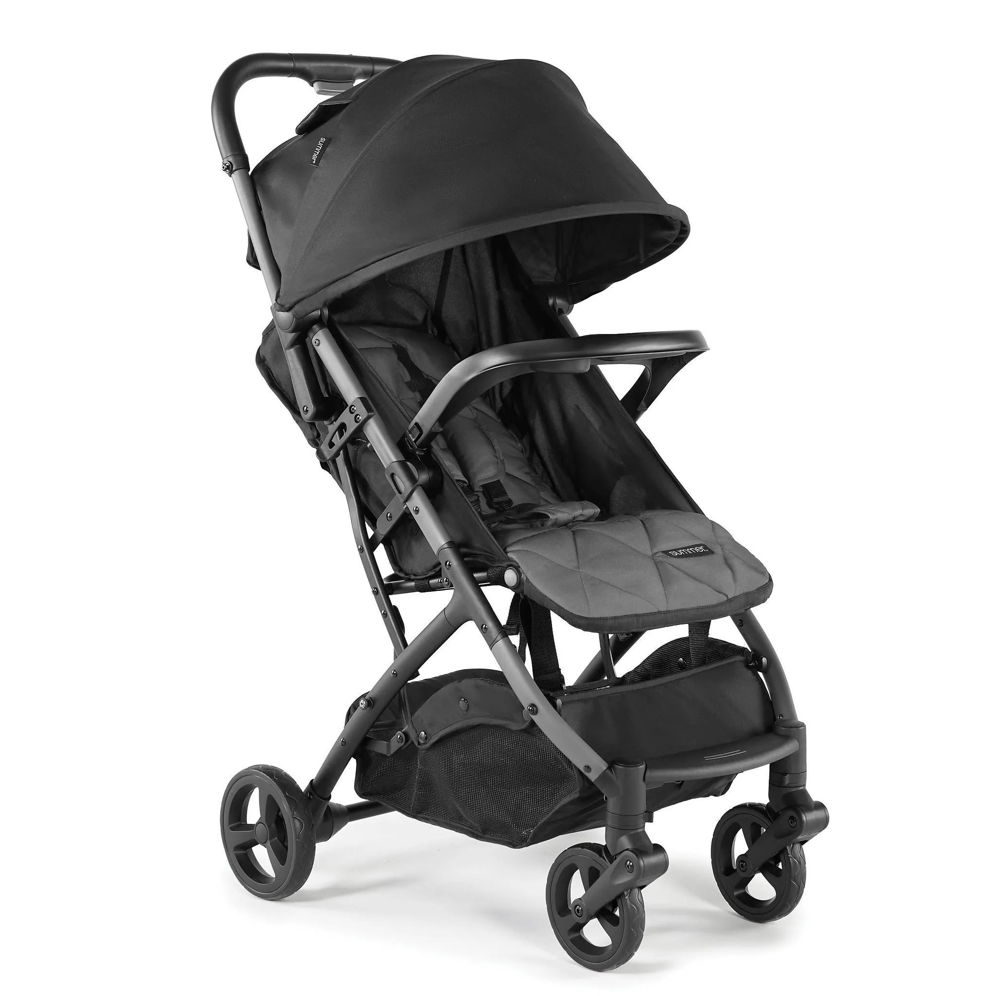 Compact Lightweight Stroller - Black - Image 4