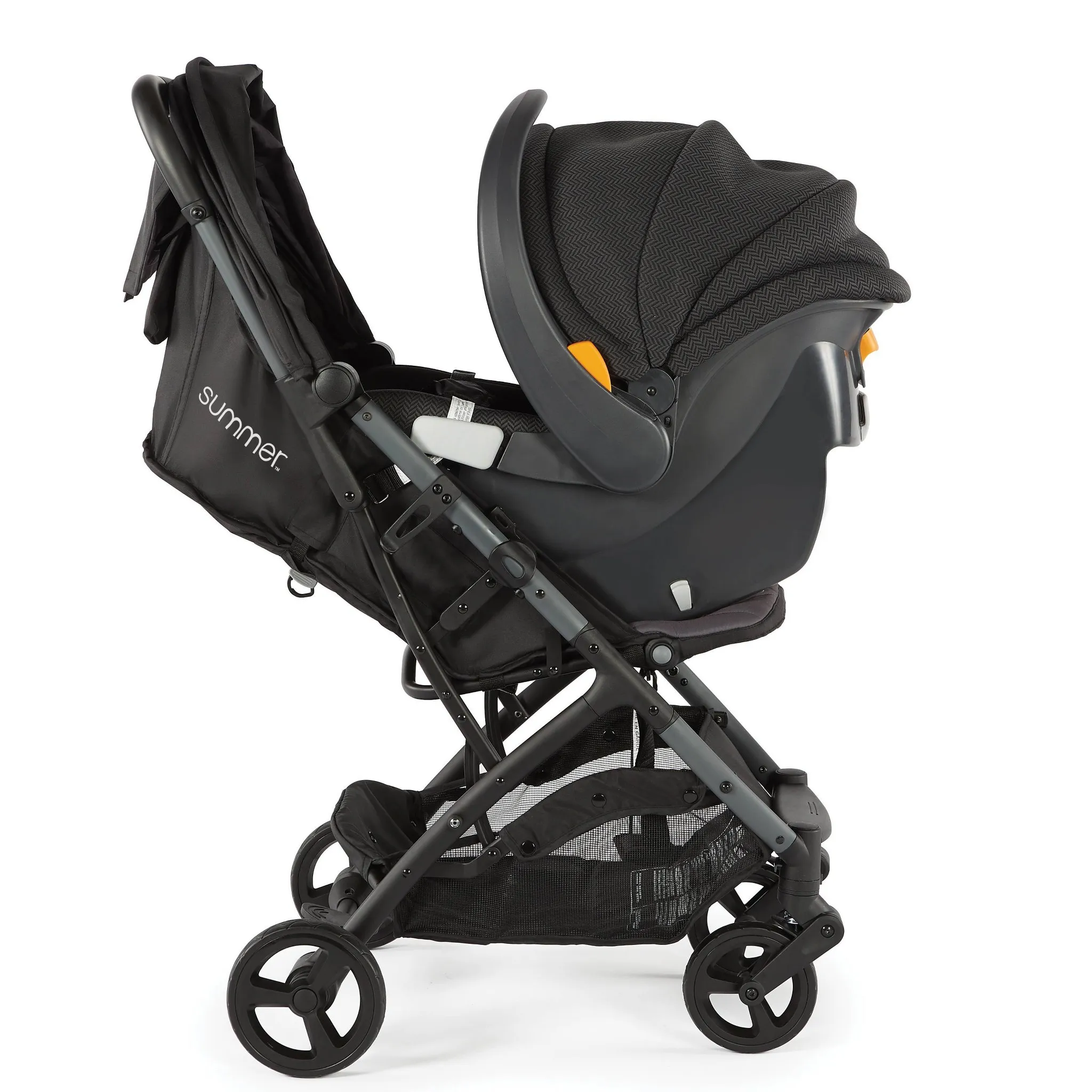 Compact Lightweight Stroller - Black - Image 5