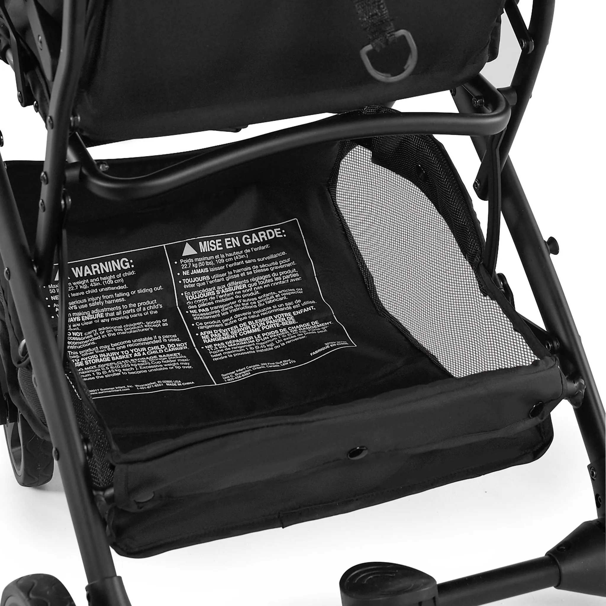 Compact Lightweight Stroller - Black - Image 9