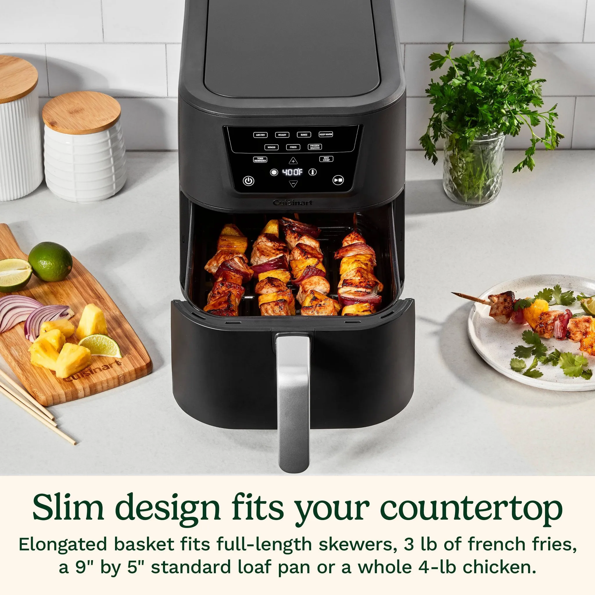 Compact Max 8-Qt Basket Air Fryer - Image 4