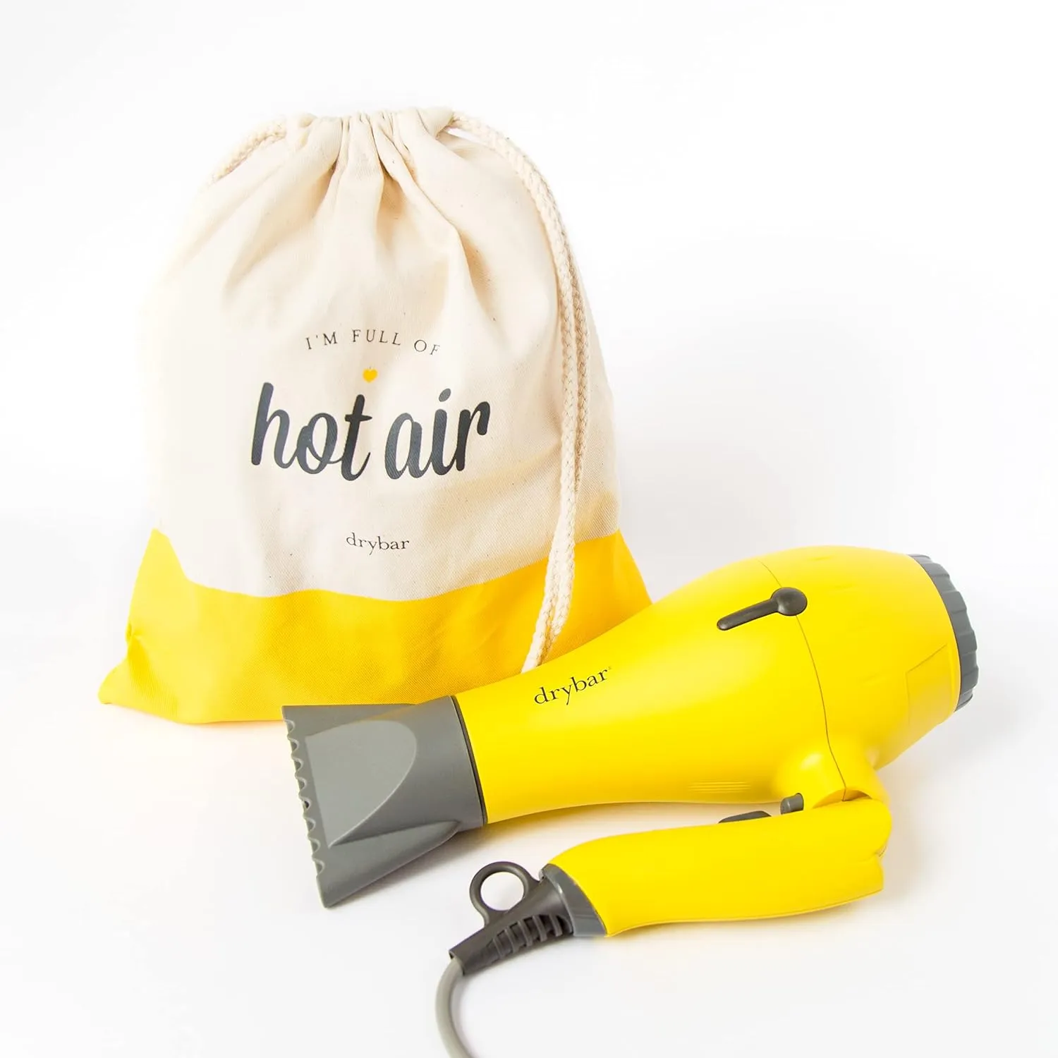 Compact Travel Hair Dryer - Yellow - Image 6
