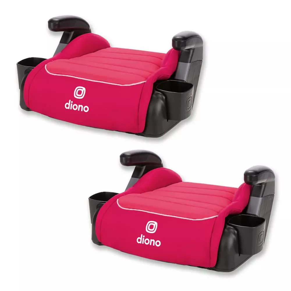 Connect3® R Backless Booster Pack of Two - Pink Cotton Candy