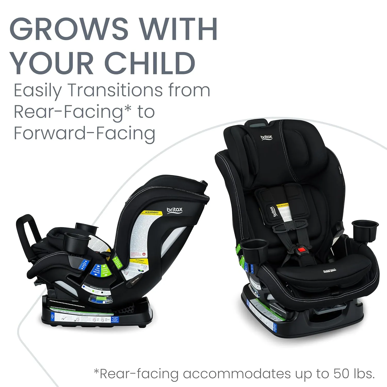 Convertible Car Seat with ClickTight Technology - Onyx - Image 2
