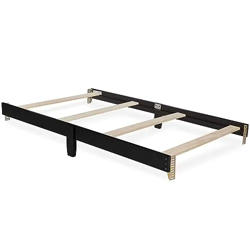 Convertible Mini Crib Bed Rail - Black