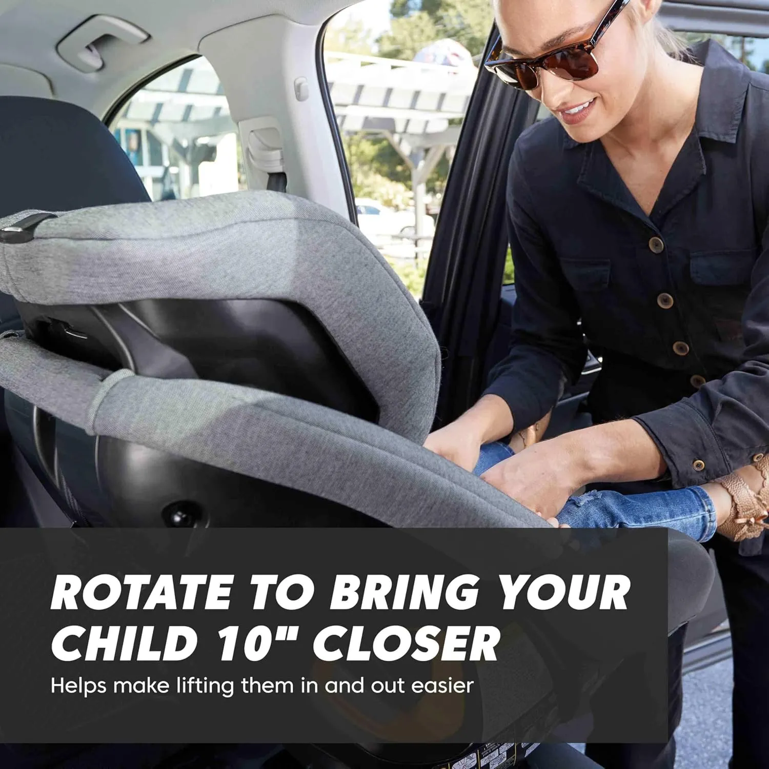 Convertible & Rotating Car Seat - Dune - Image 2