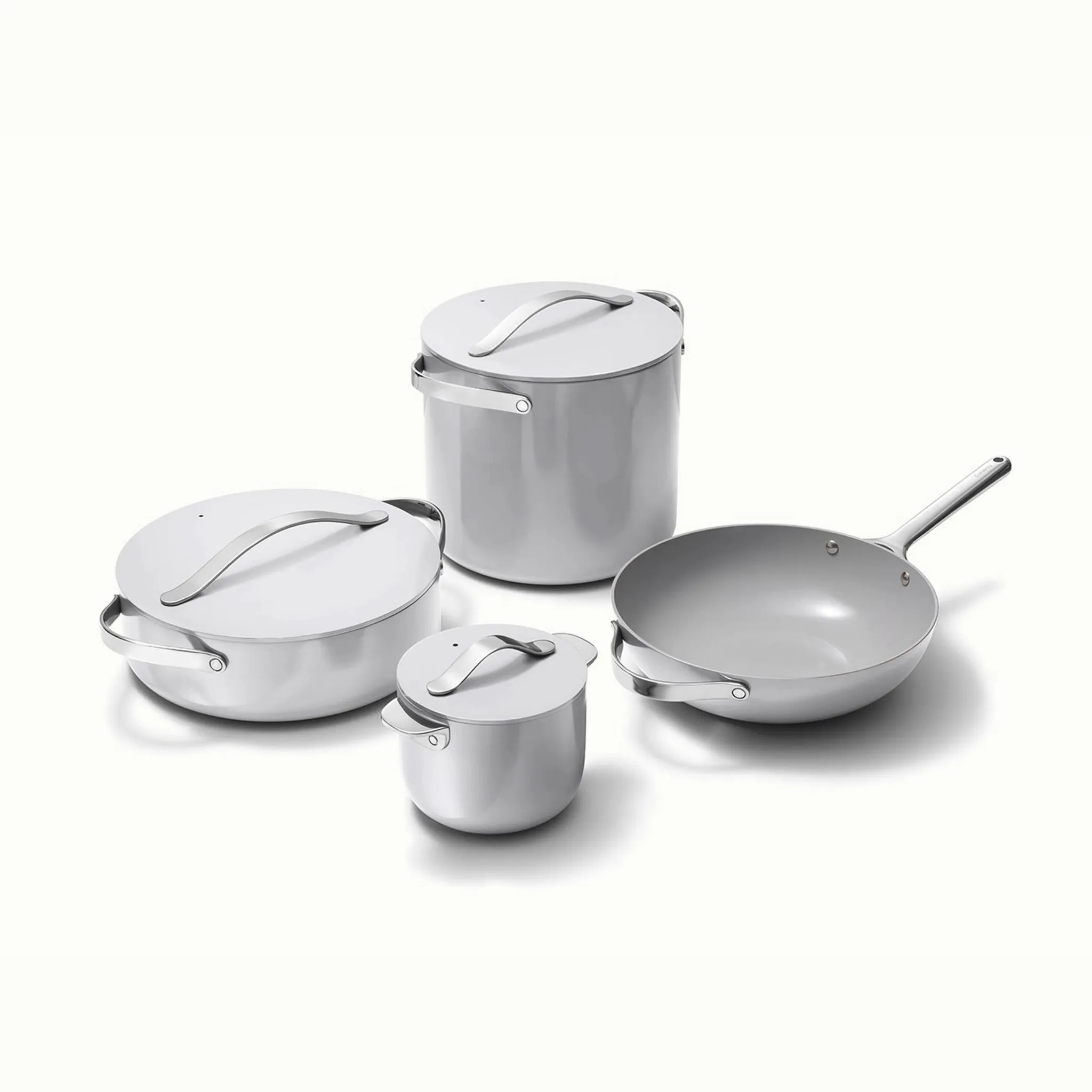 7 Piece Nonstick Cookware Set - Gray