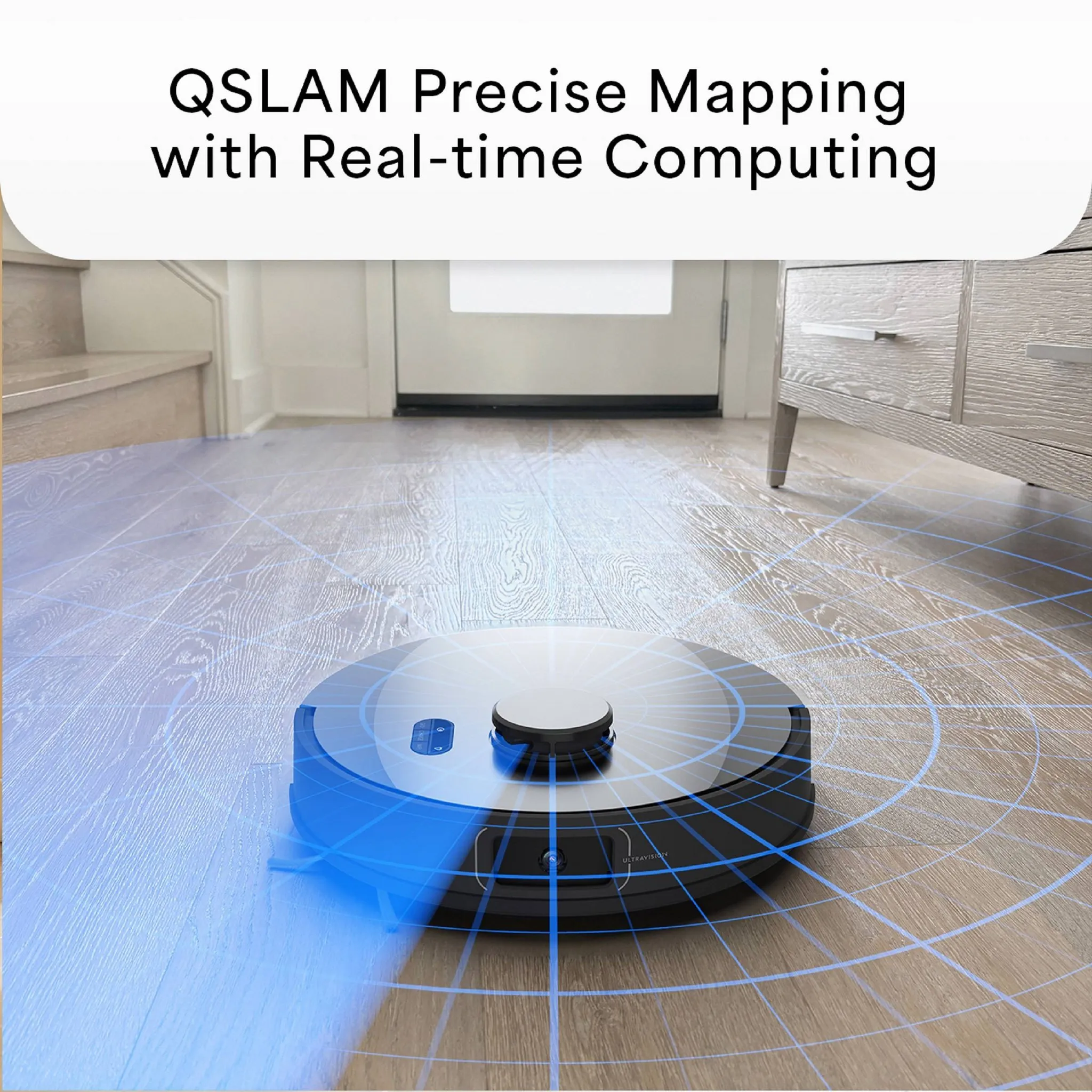 Cordless Robotic Vacuum and Mop - Carbon Steel - Image 5