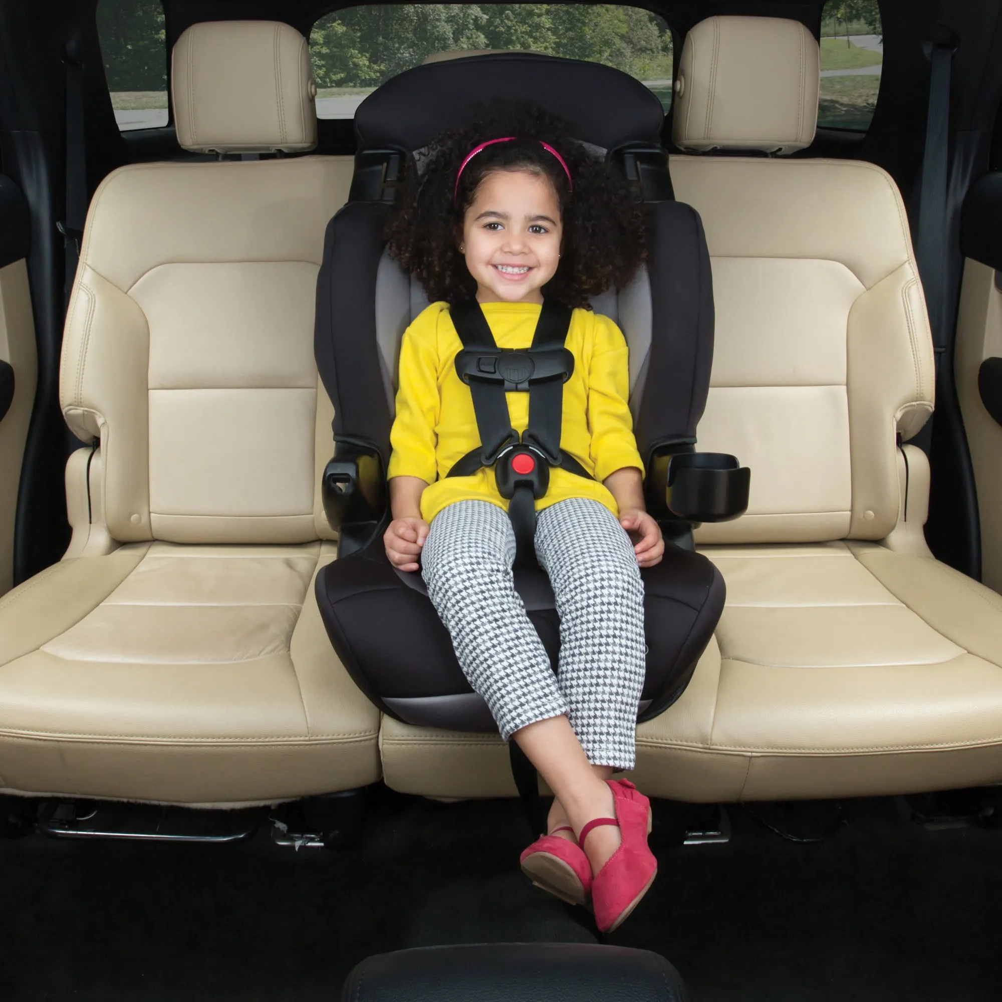 Finale 2-in-1 Toddler Booster Car Seat, Peony Tiles II - Image 7