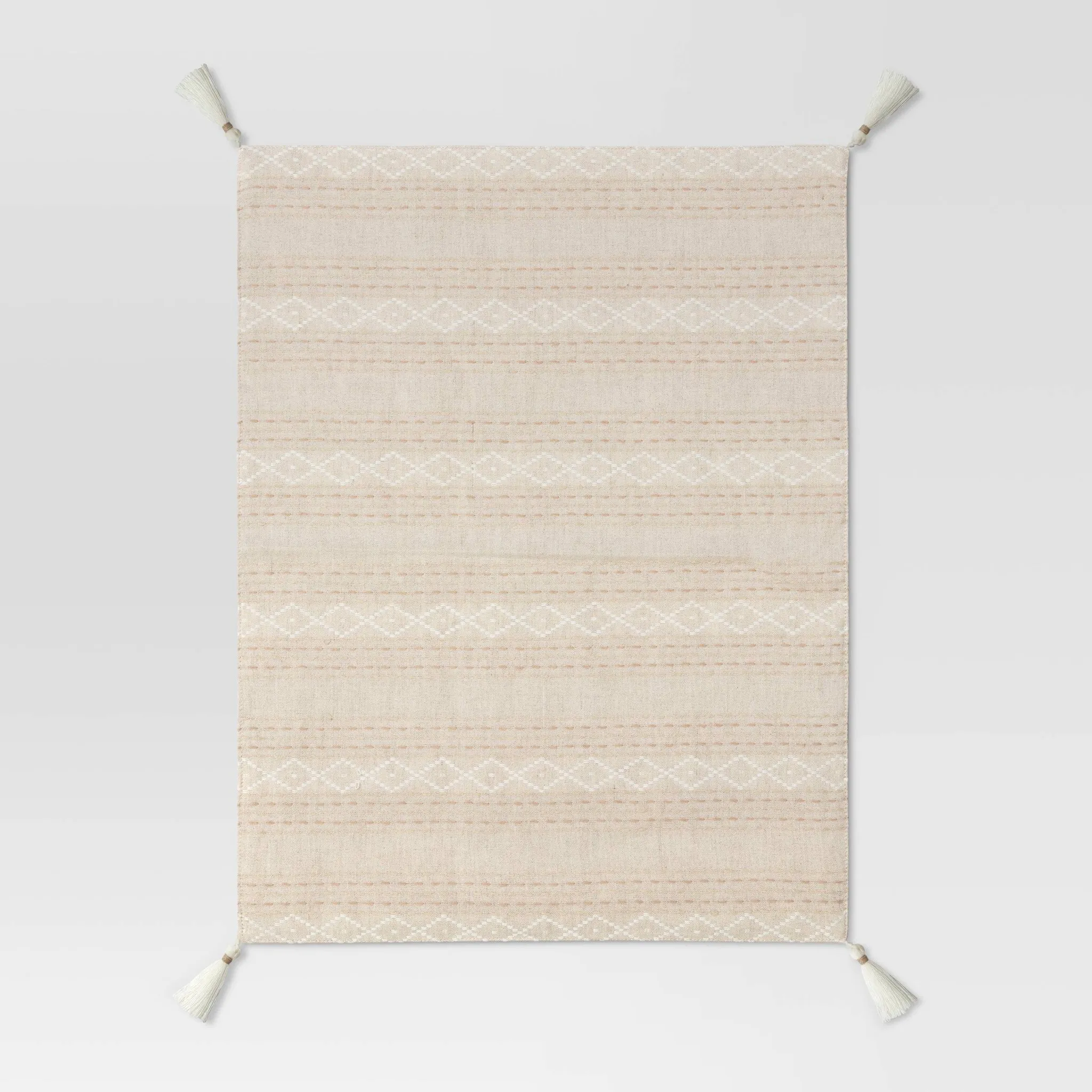 Cotton Printed Placemat with Tassels - Image 2