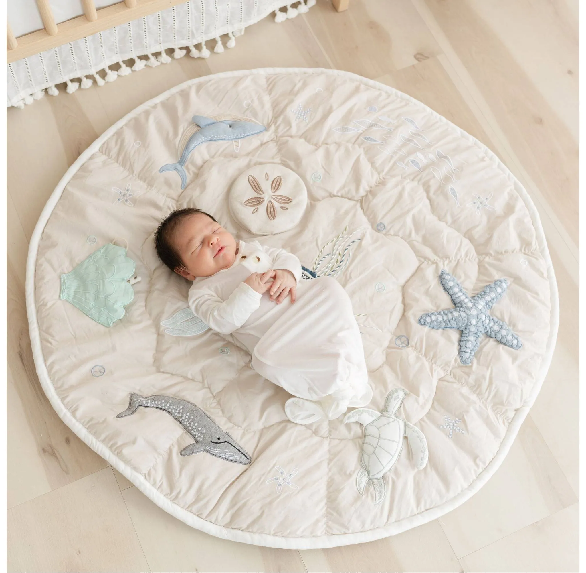 Cotton Quilted Activity Playmat - Cove - Image 3