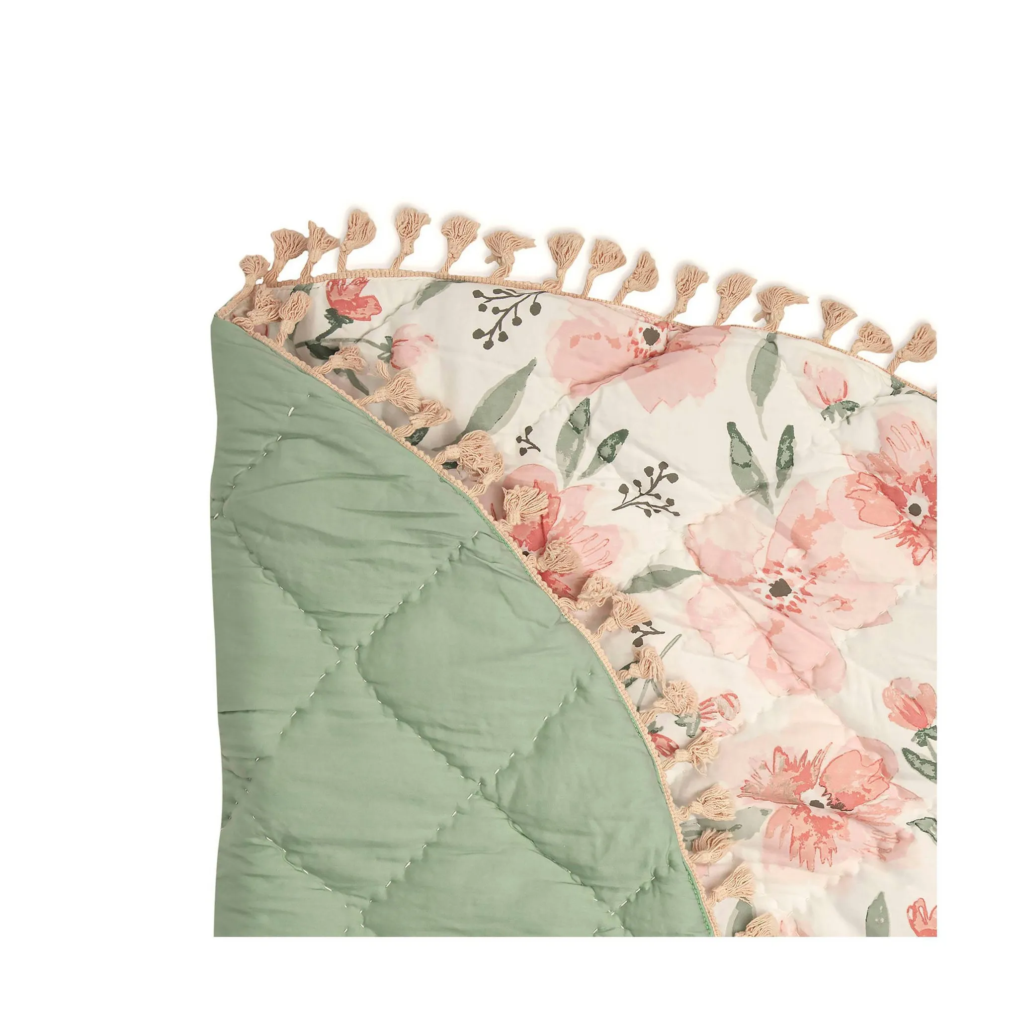 Cotton Quilted Activity Playmat - Parker Floral - Image 2