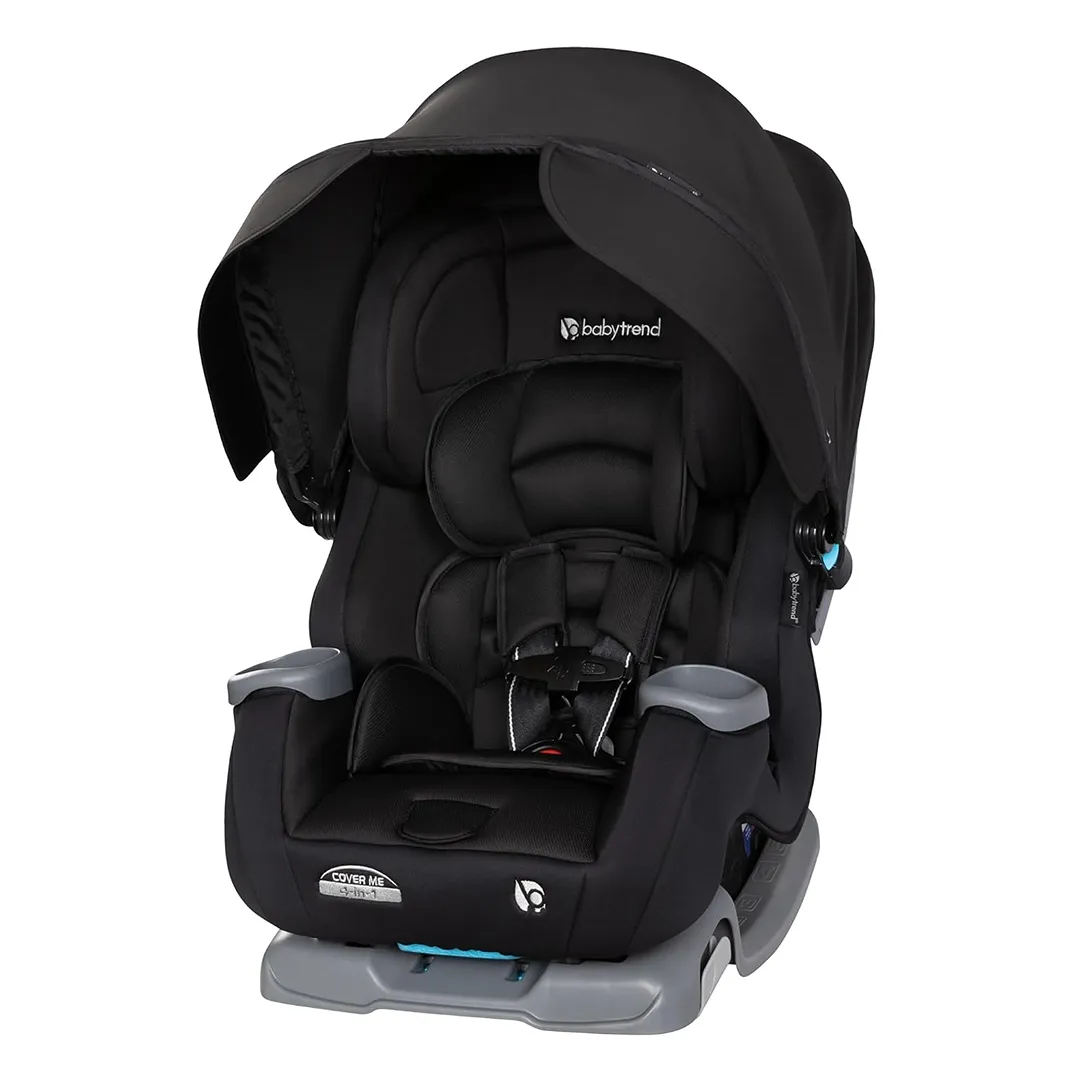 Cover Me™ 4-in-1 Convertible Car Seat - Midnight Black