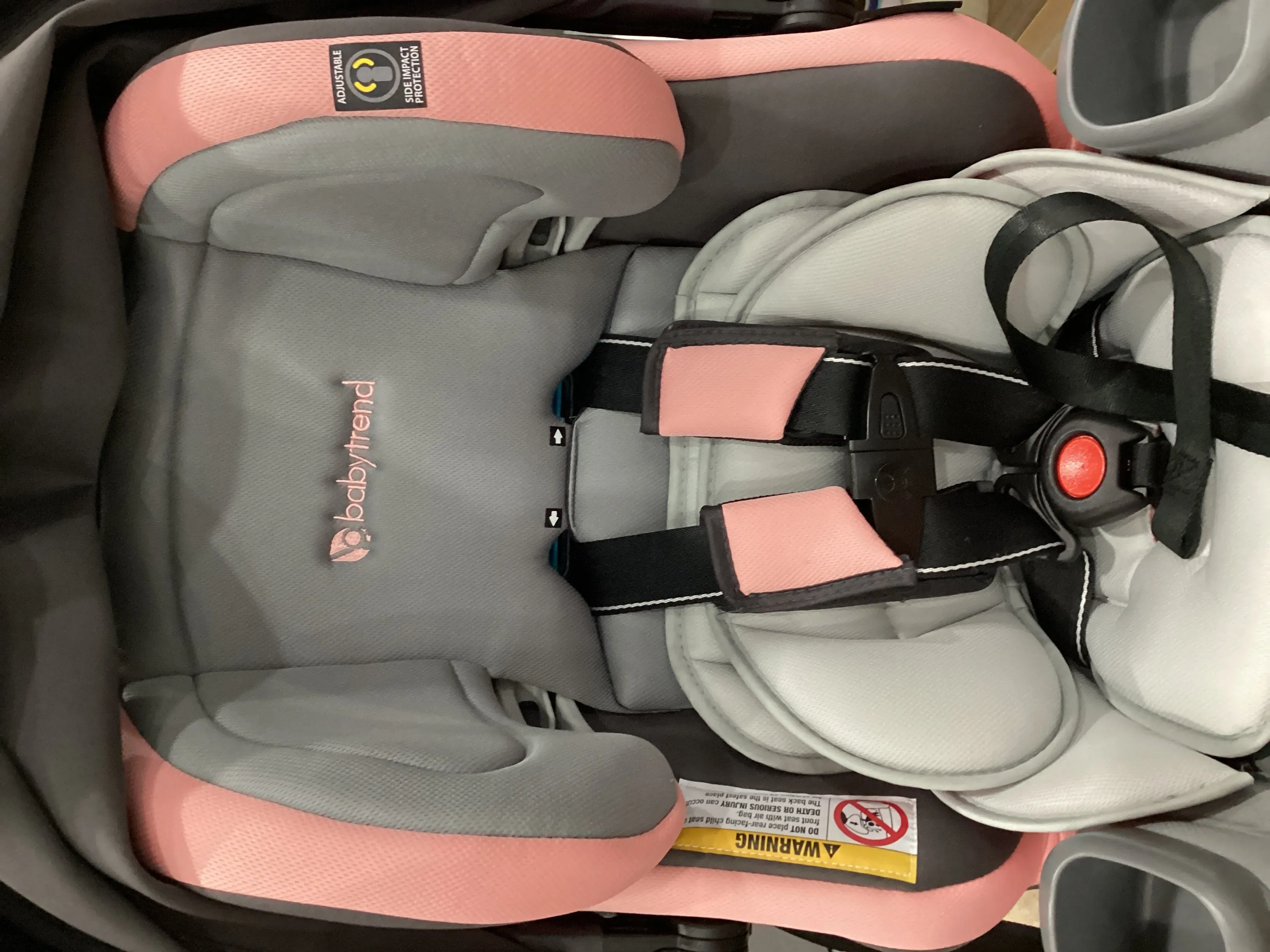 Cover Me 4-in-1 Convertible Car Seat - Quartz Pink - Image 4