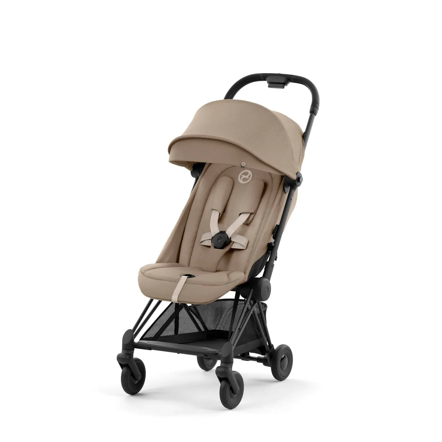 COYA Compact Lightweight Stroller - Cozy Beige/Matte Black