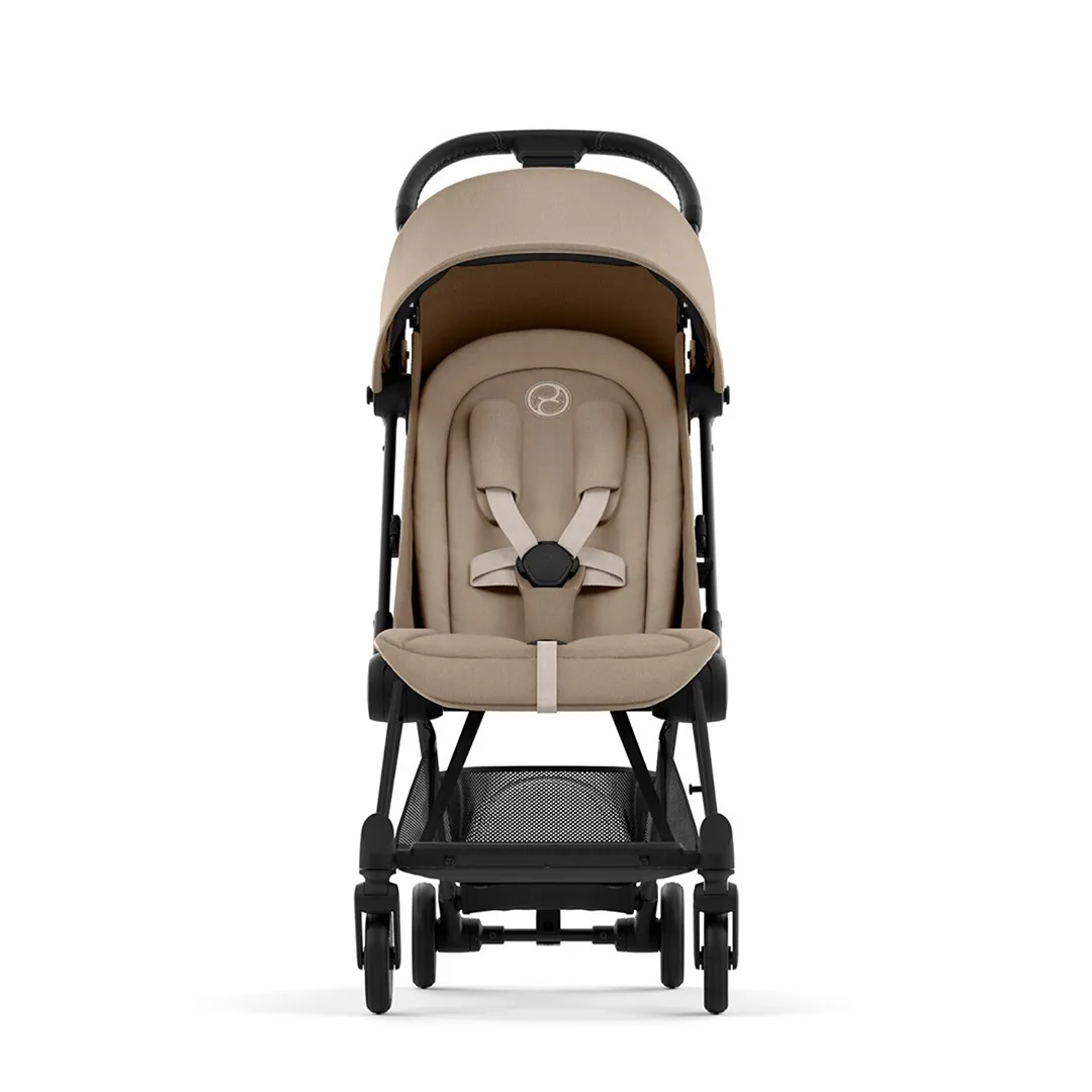 COYA Compact Lightweight Stroller - Cozy Beige/Matte Black - Image 2