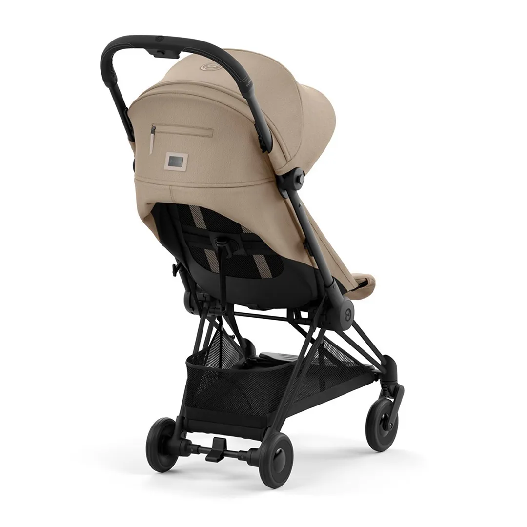 COYA Compact Lightweight Stroller - Cozy Beige/Matte Black - Image 5