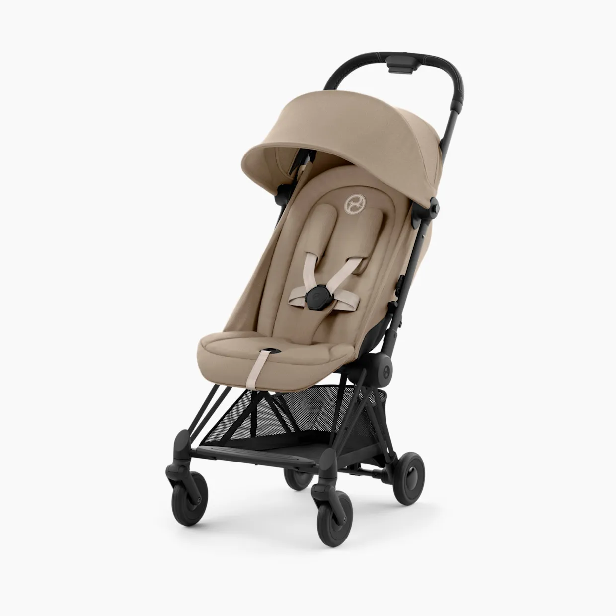 COYA Compact Lightweight Stroller - Cozy Beige/Matte Black - Image 6