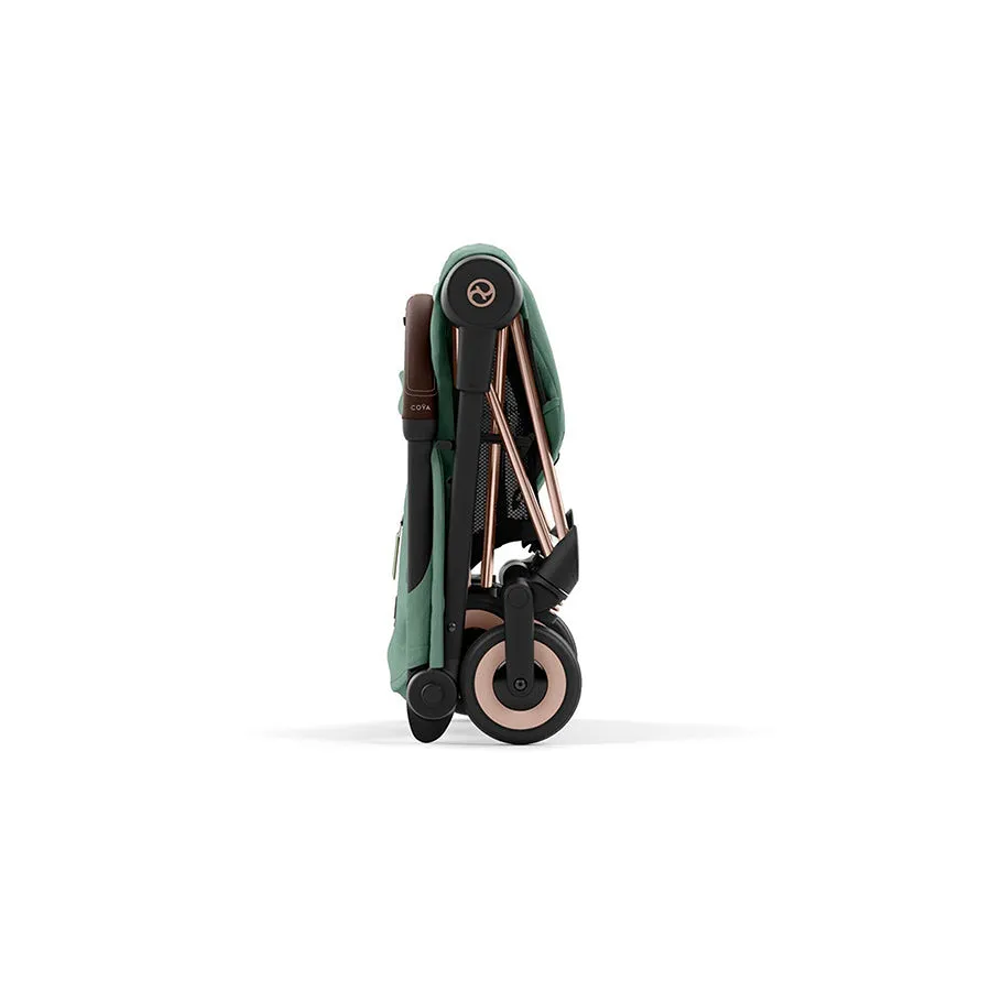 COYA Compact Stroller - Rose Gold / Leaf Green - Image 3