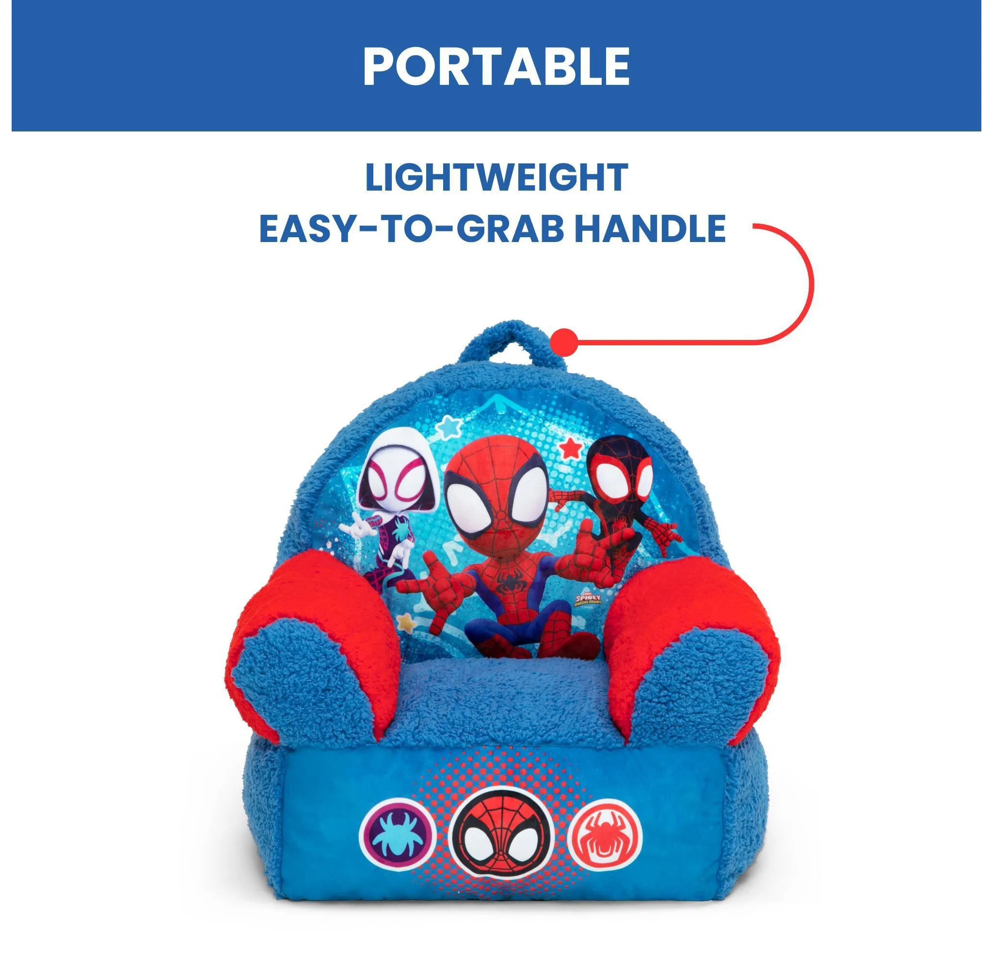 Cozee Buddy Chair - Spidey and His Amazing Friends - Image 5