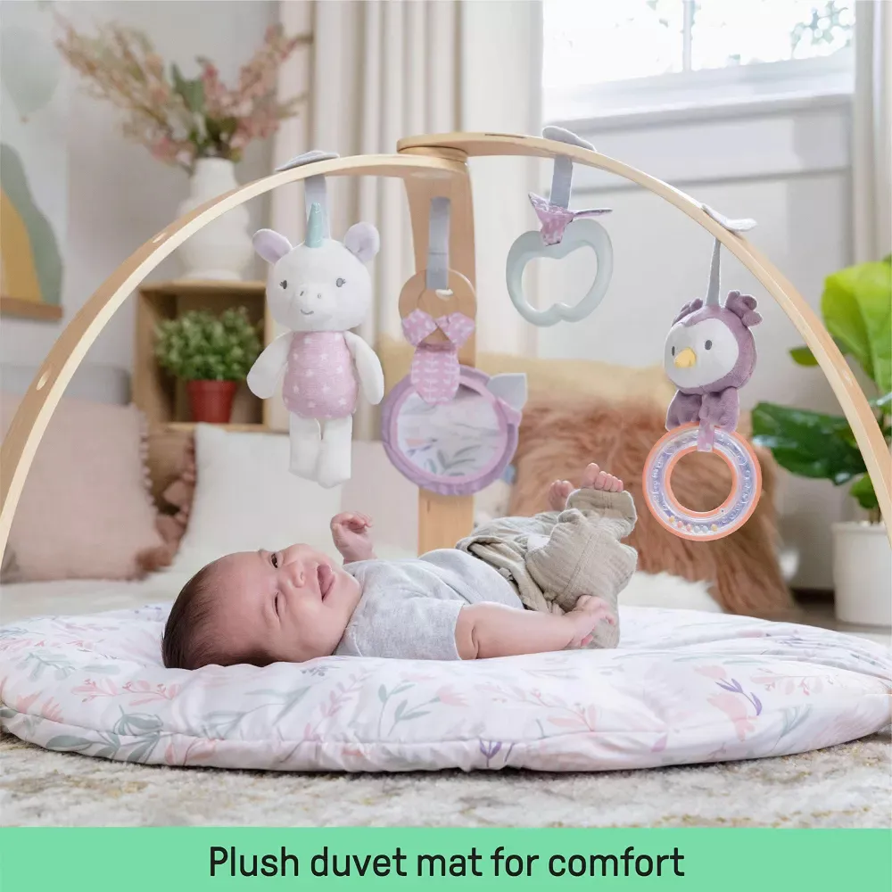Cozy Spot Reversible Duvet Activity Gym - Calla - Image 2