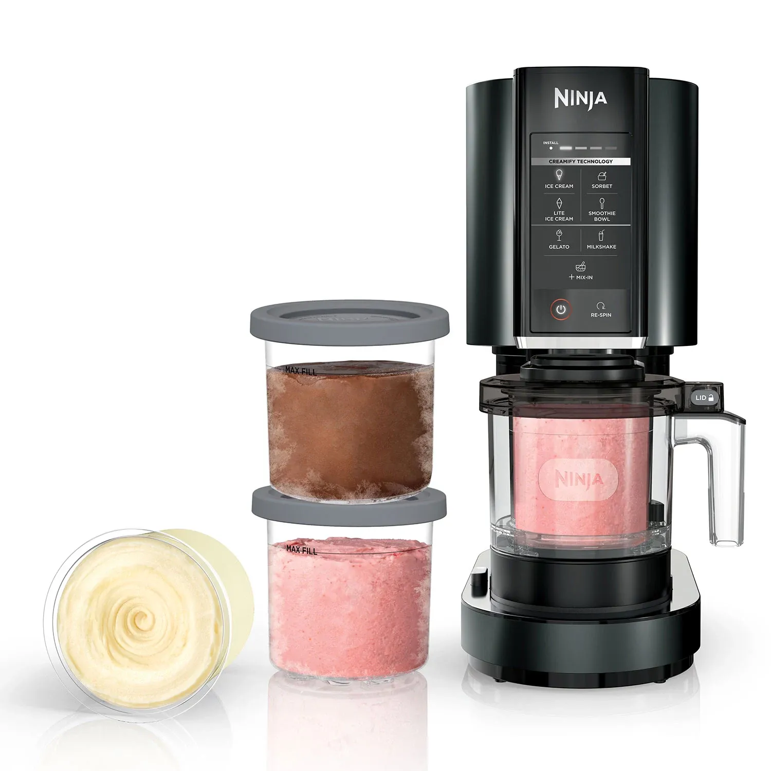 CREAMi Ice Cream & Sorbet Maker with 7 Frozen Treat Programs & 4 Pints