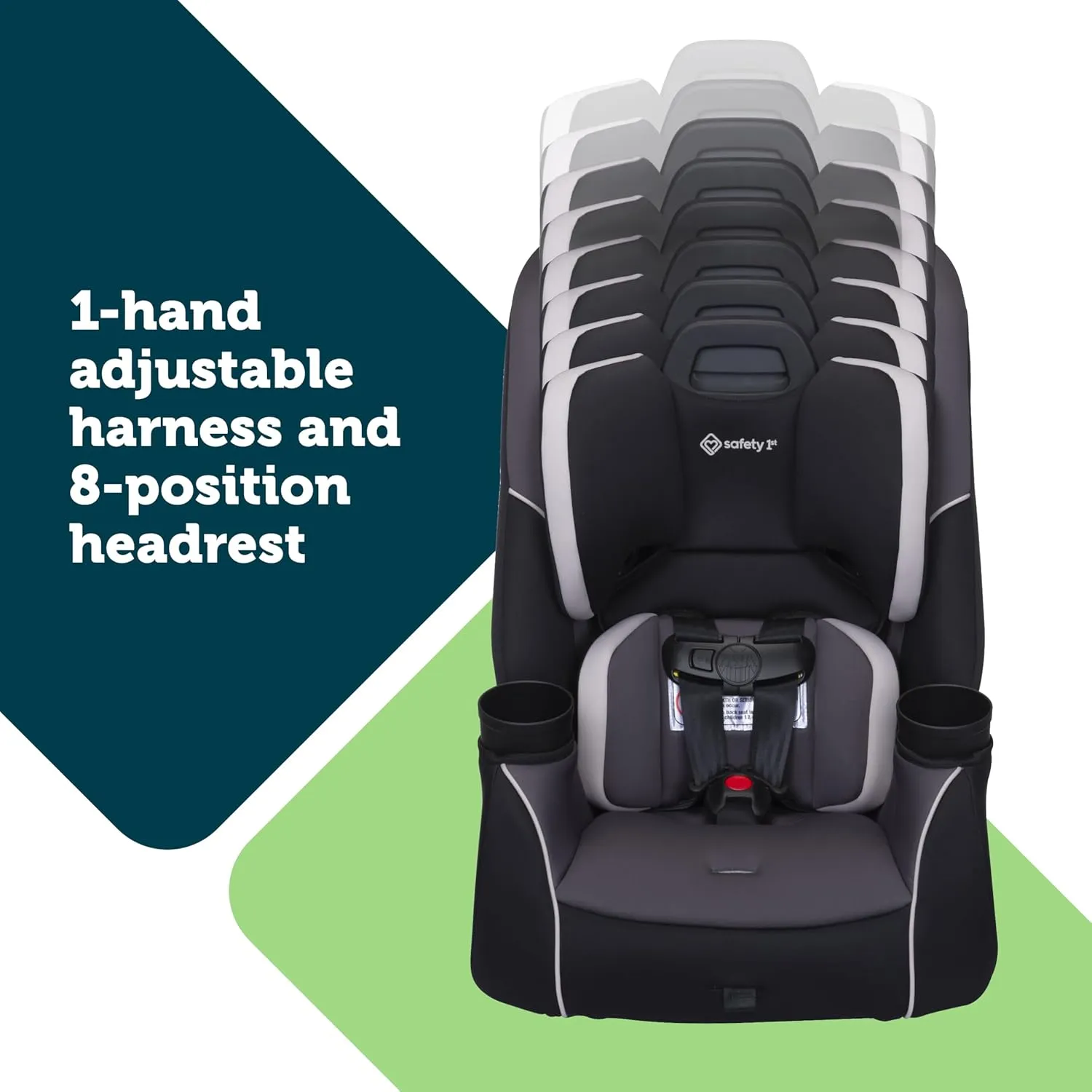 Crosstown Slim All-in-One Convertible Car Seat - Deep Sea - Image 4