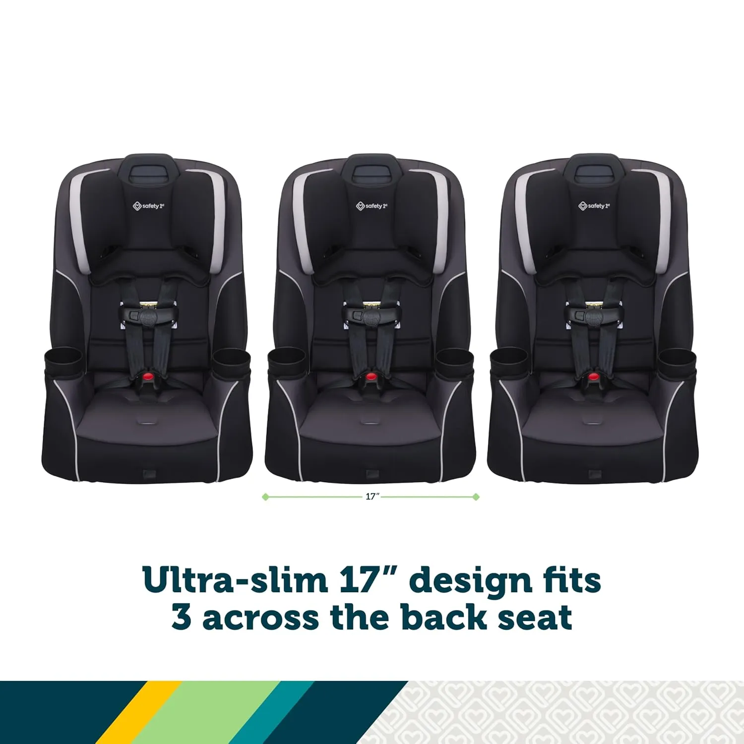 Crosstown Slim All-in-One Convertible Car Seat - Deep Sea - Image 7