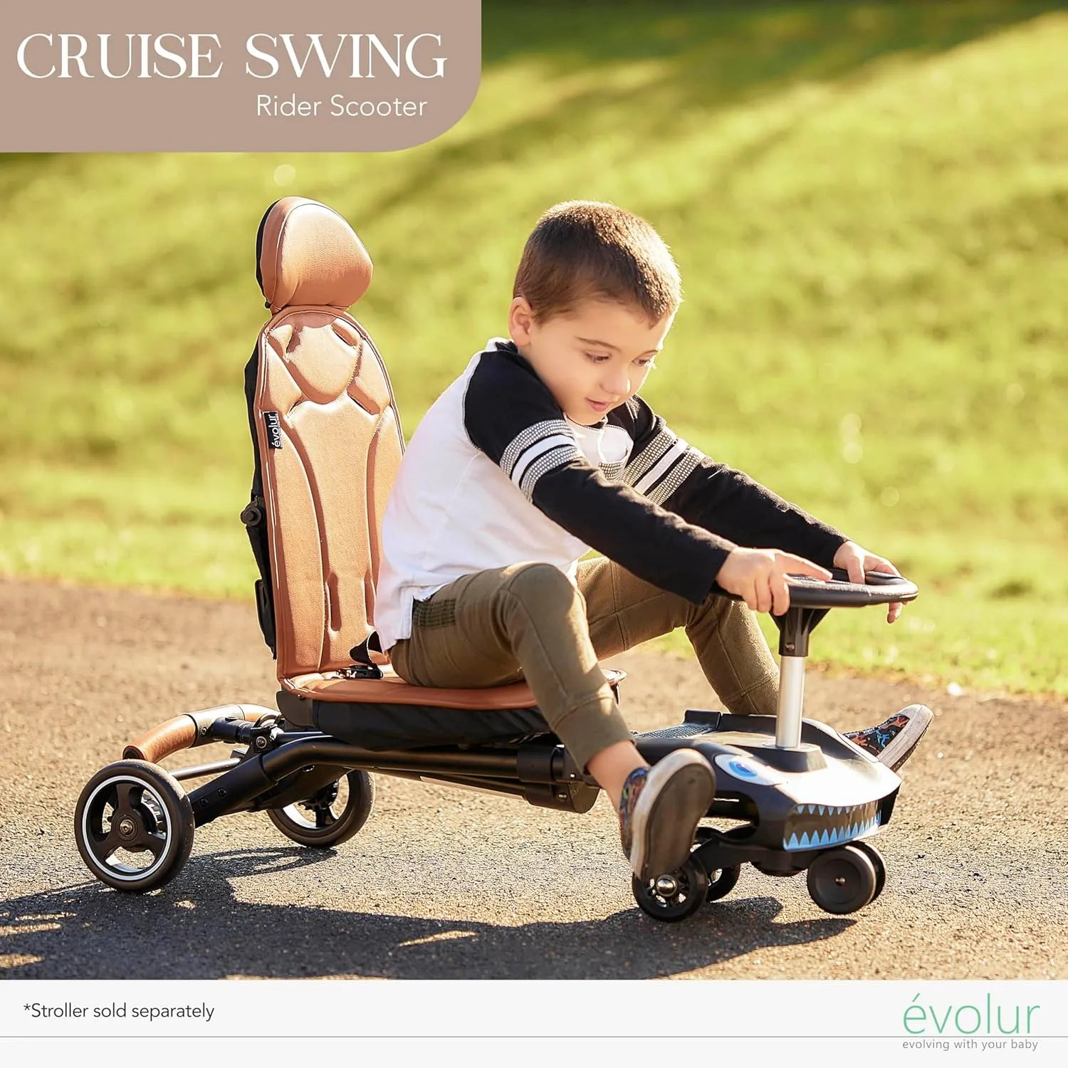 Cruise Rider Scooter - Black - Image 5