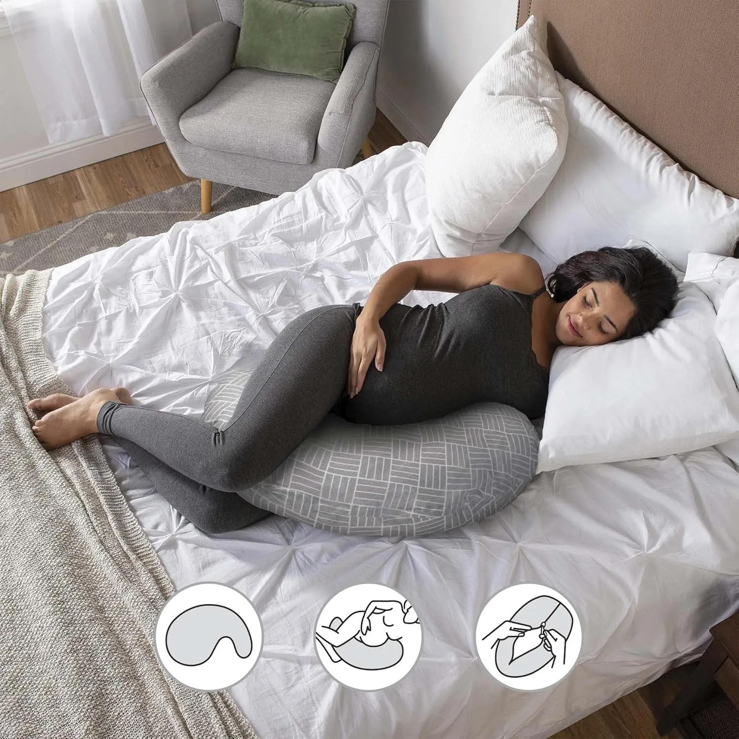 Cuddle Pregnancy Pillow - Image 4