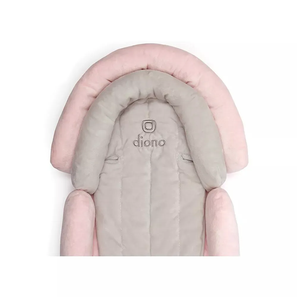Cuddle Soft 2-In-1 Head Support With Chest Pads - Gray/Pink (Pack of Two) - Image 3