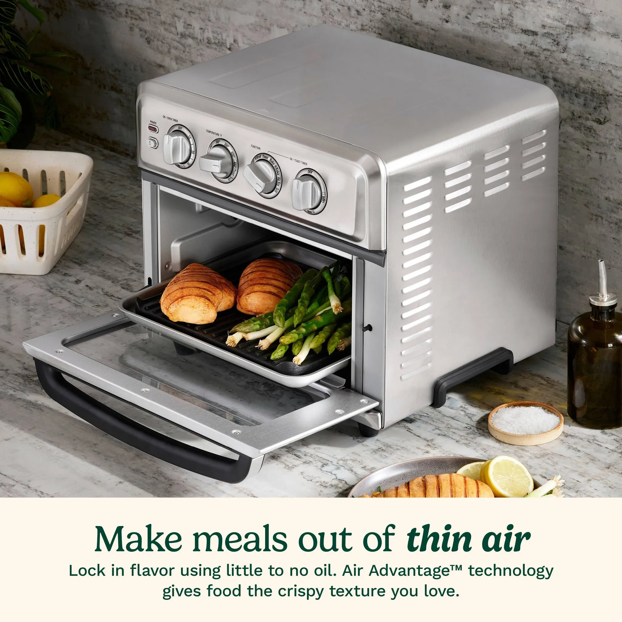 Cuisinart Air Fryer Toaster Oven With Grill - Stainless Steel - TOA-70 - Image 2