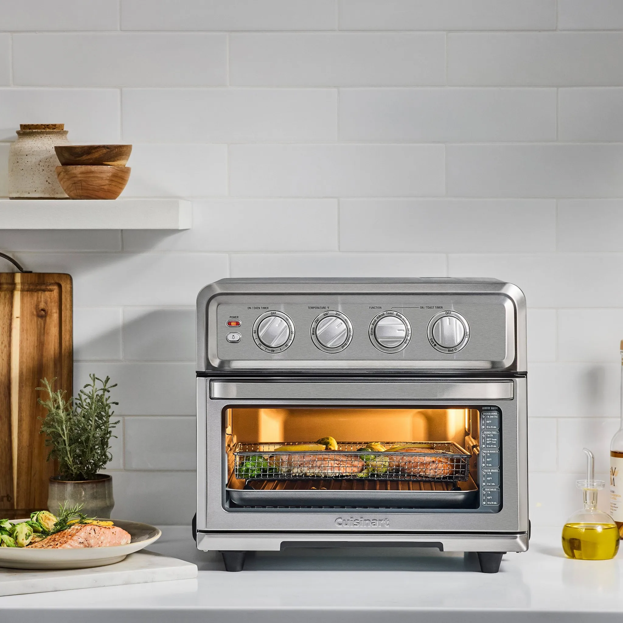 Cuisinart Air Fryer Toaster Oven With Grill - Stainless Steel - TOA-70 - Image 5