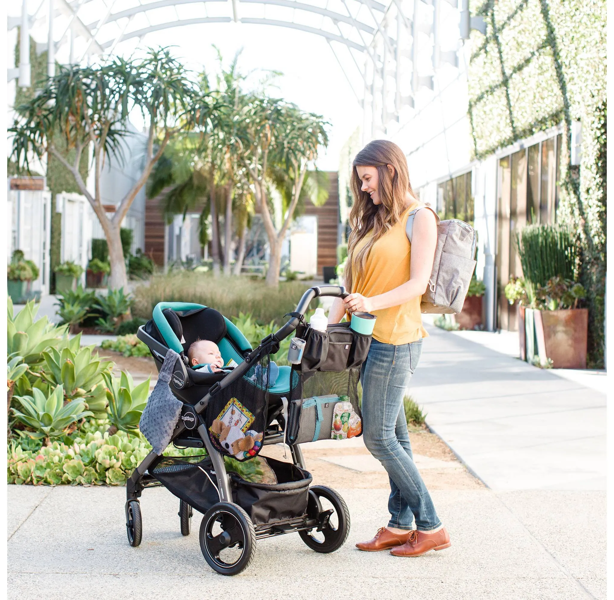 Cups 'N Cargo Stroller Organizer - Black - Image 2