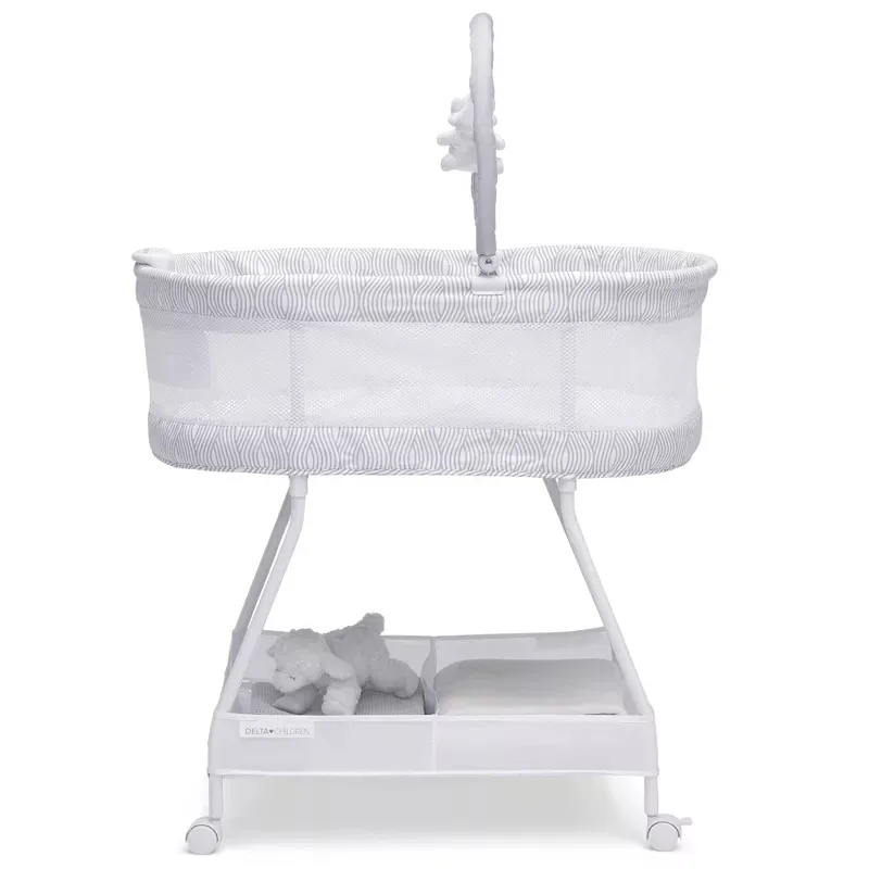 Curve Bassinet - White and Gray - Image 5