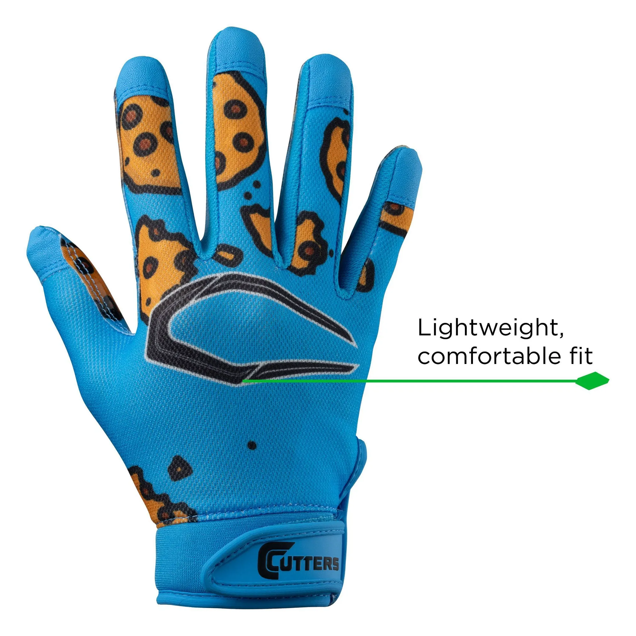 Cutters Game Day Receiver Gloves Youth - Feed Me S/M - Image 5