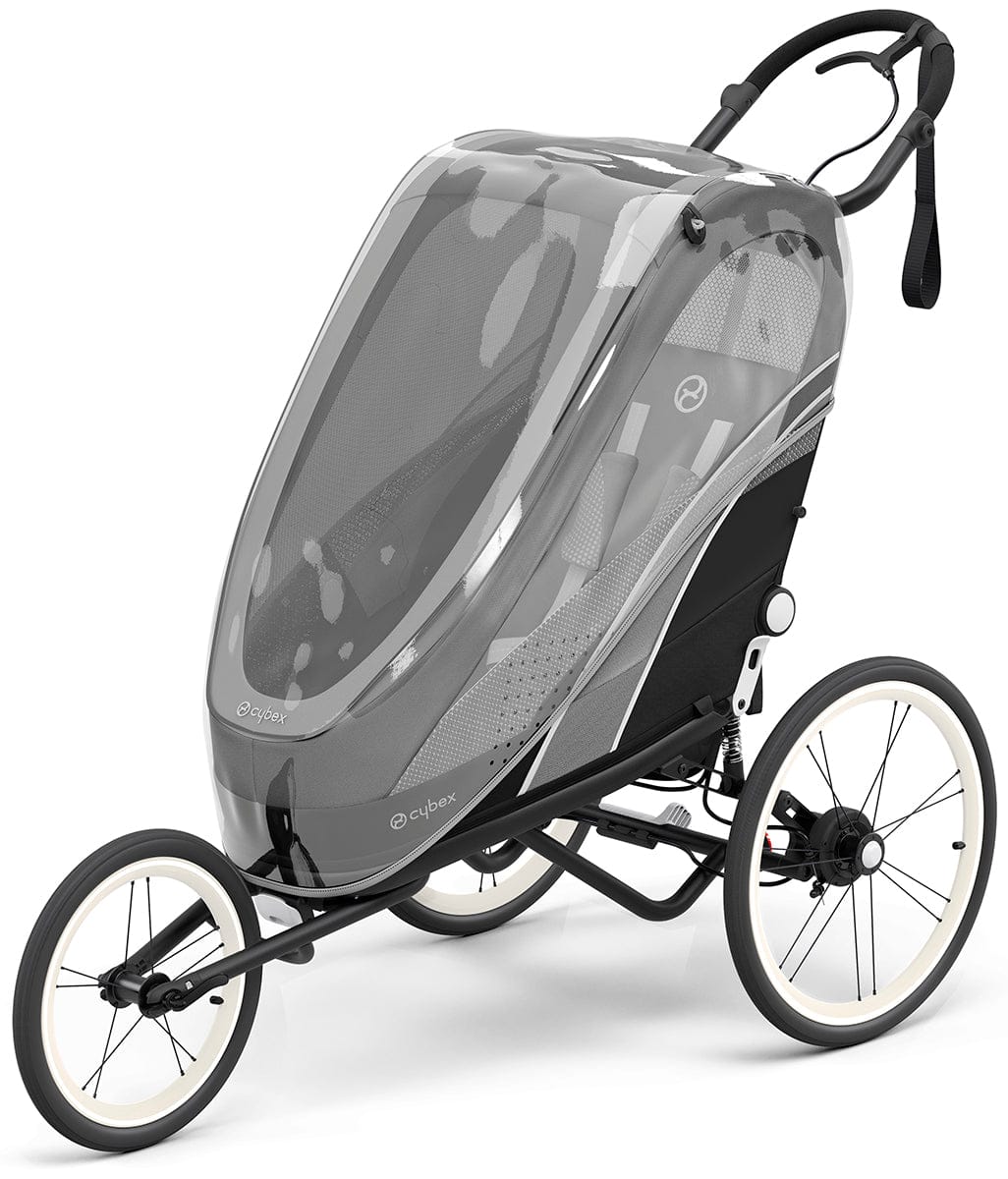 Cybex Zeno Multisport Trailer Bundle - Cream/Orange Frame + Bleached Sand Seat Pack - Image 6