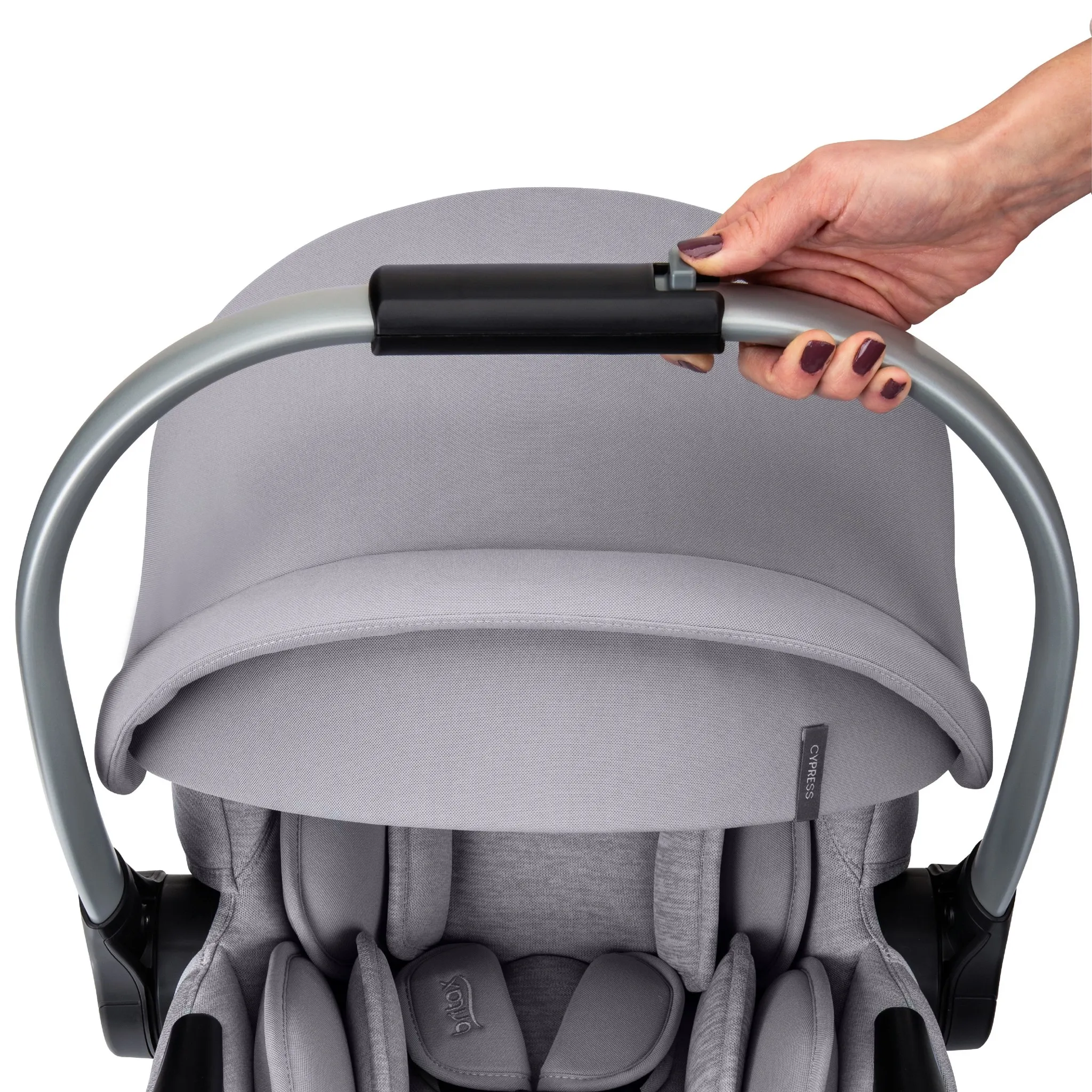 Cypress Infant Car Seat - with Alpine Base - Ponte Arctic - Image 5
