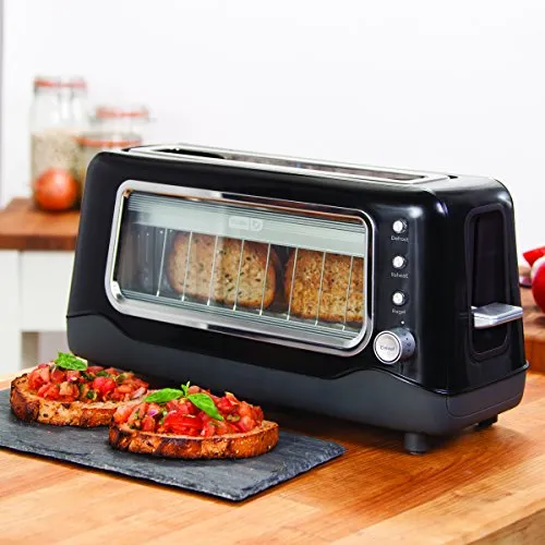 Dash Clear View 2-Slice Toaster - Black - Image 3