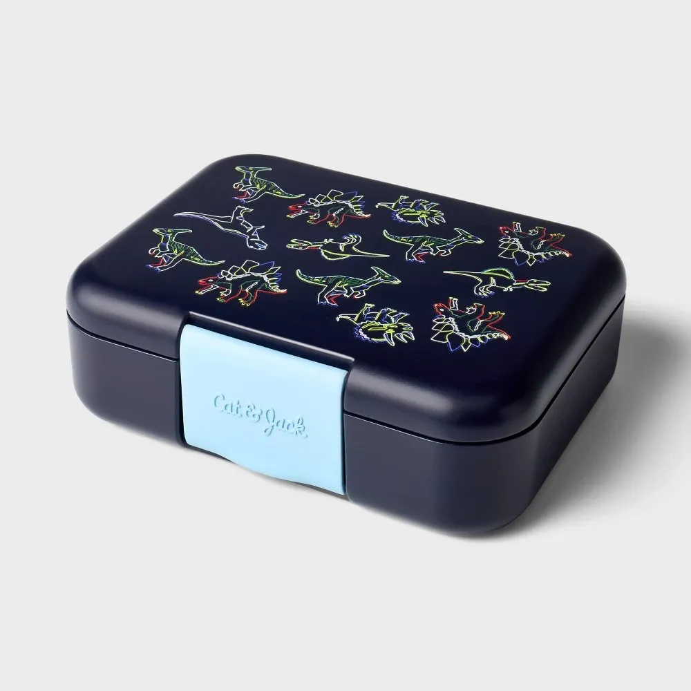 Deluxe Bento Box 4pc - Dinosaur Pattern