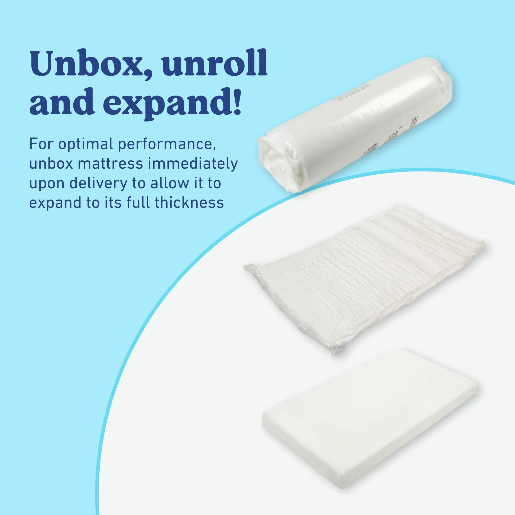 Deluxe Foam Crib and Toddler Mattress - Image 2