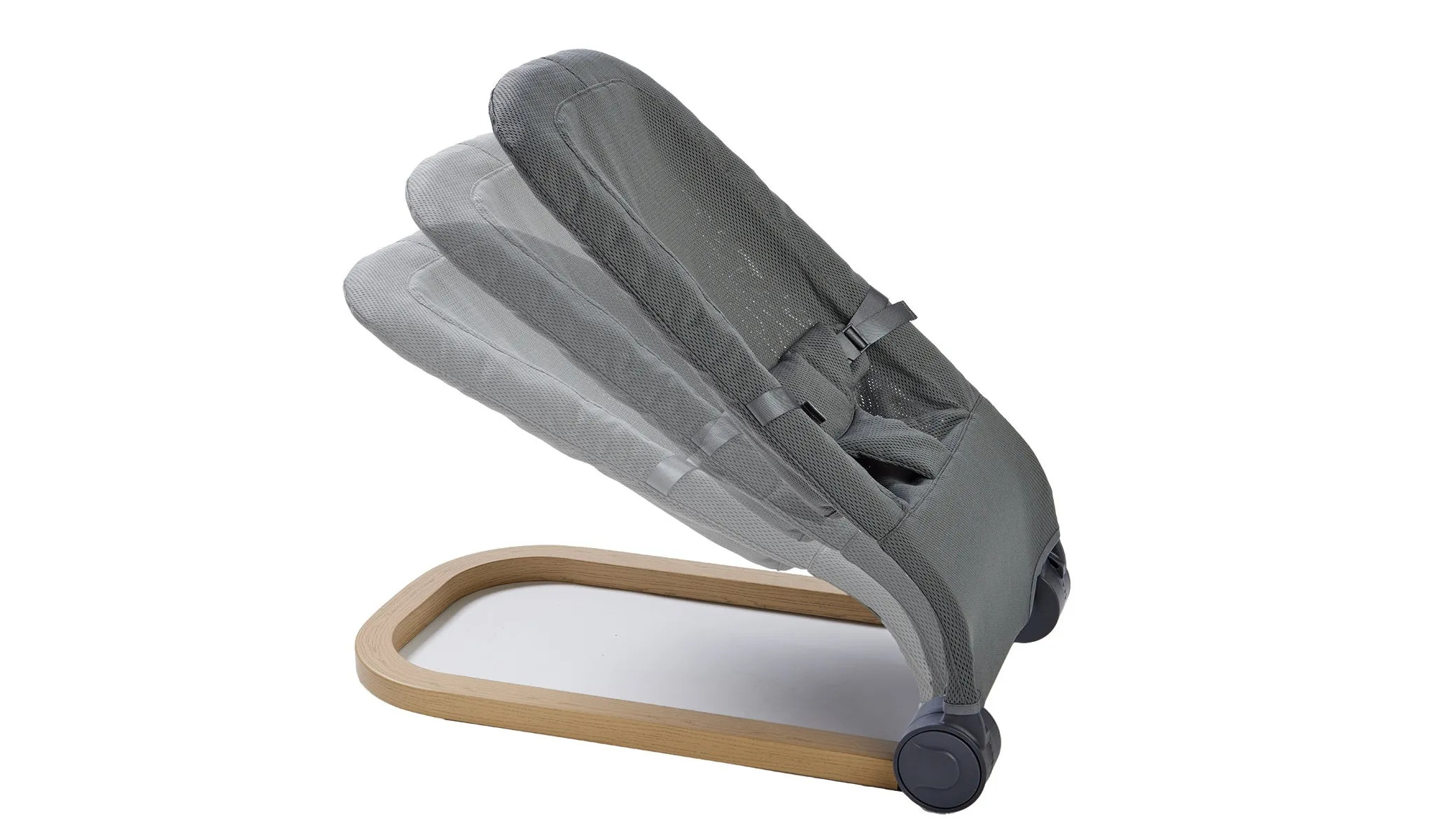 Deluxe Folding Baby Bouncer - Gray