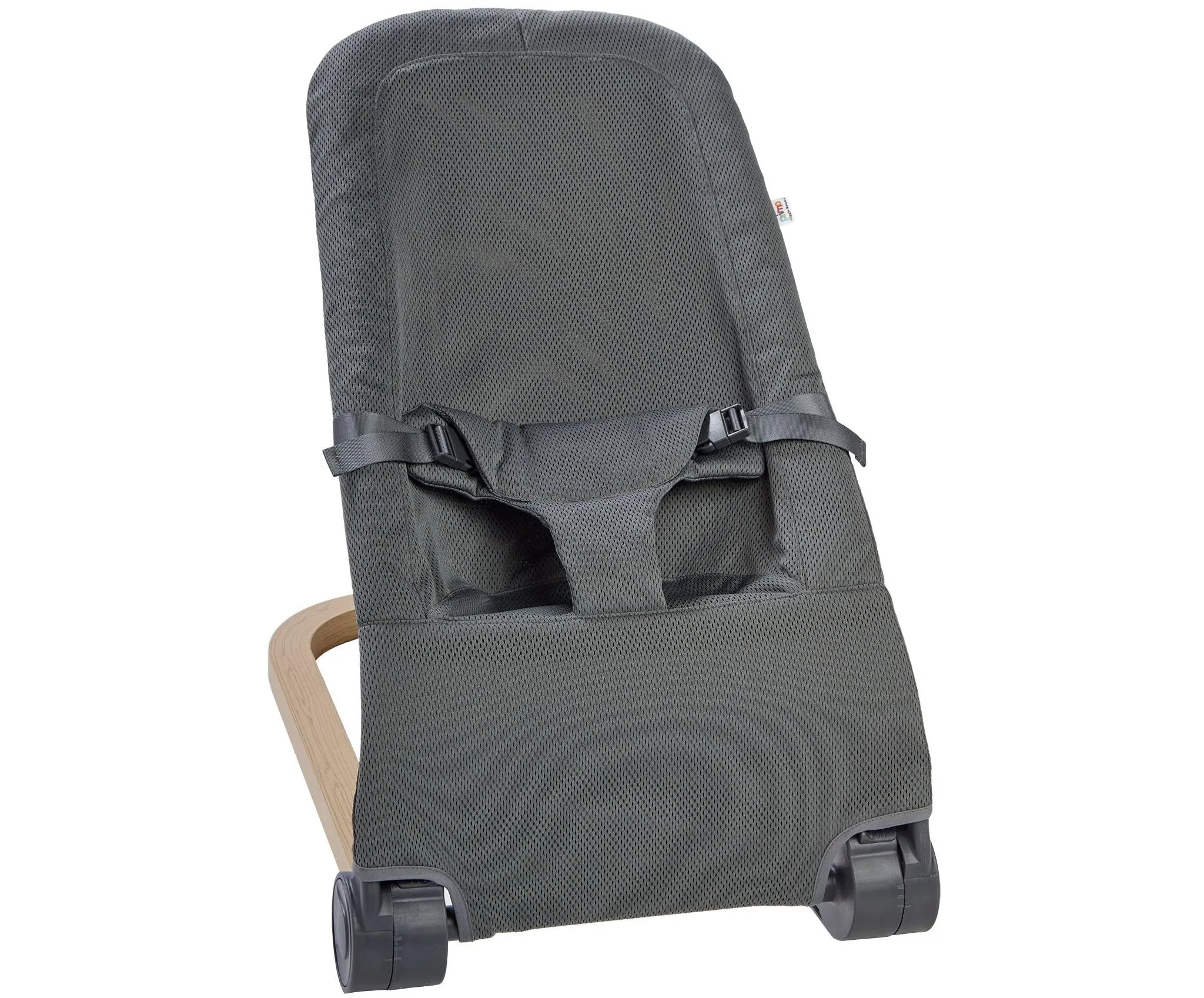Deluxe Folding Baby Bouncer - Gray - Image 3