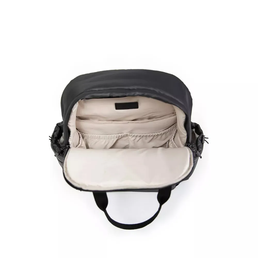 Diaper Bag Backpack with Portable Changing Pad Water Resistant Shell - Black - Image 4