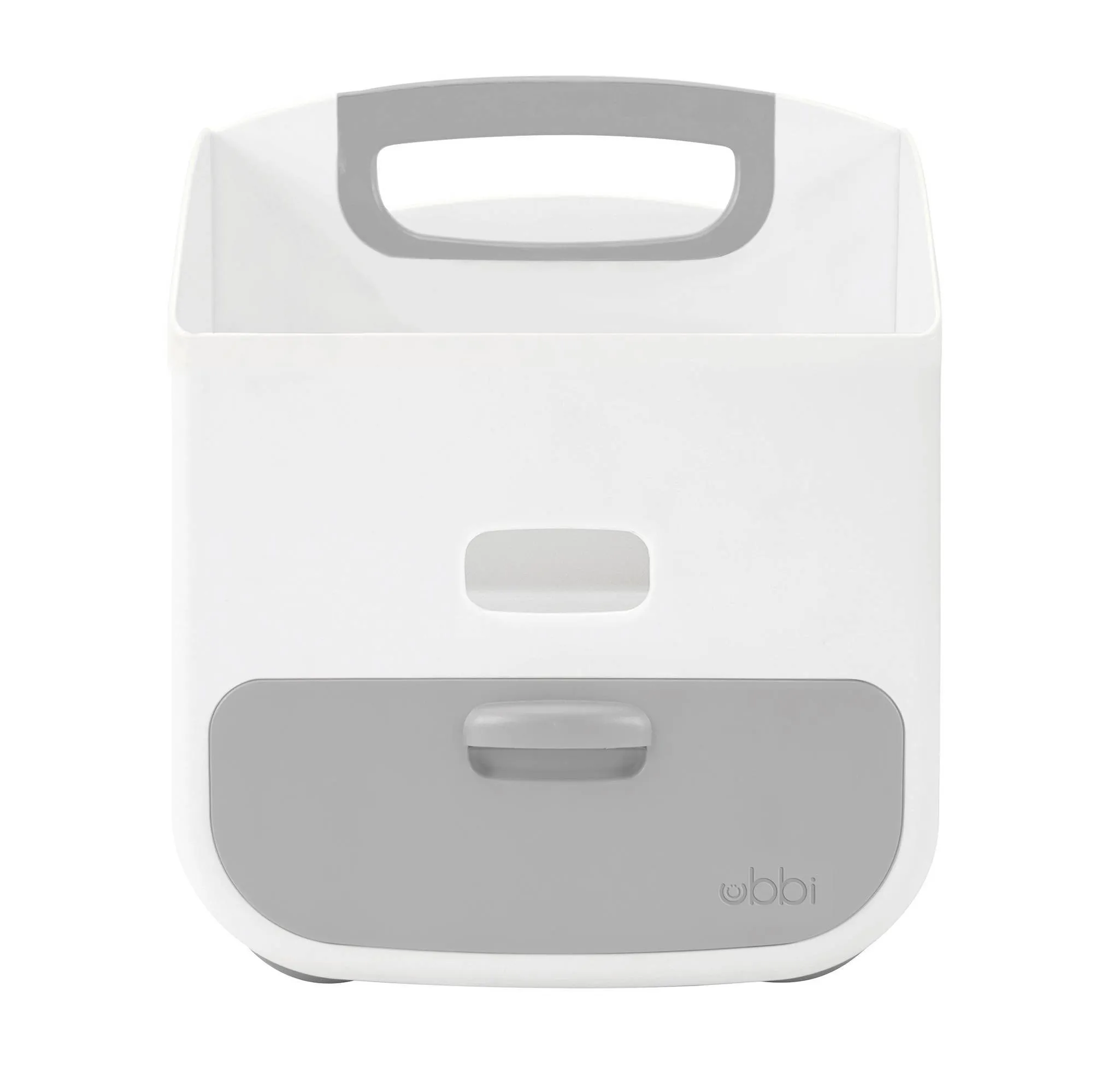 Diaper Caddy - White and Grey - Image 2
