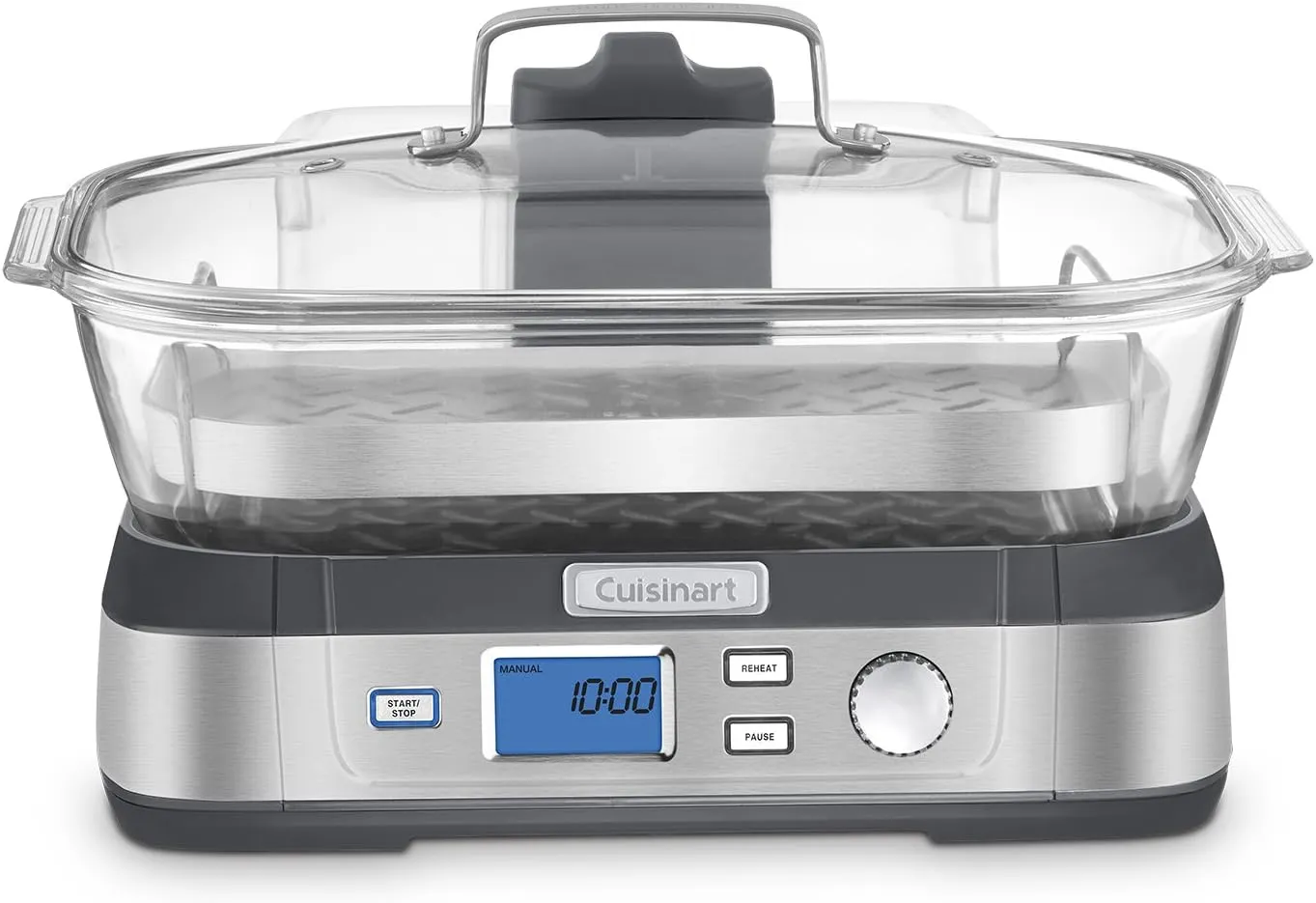 Digital Glass Food Steamer - Stainless Steel