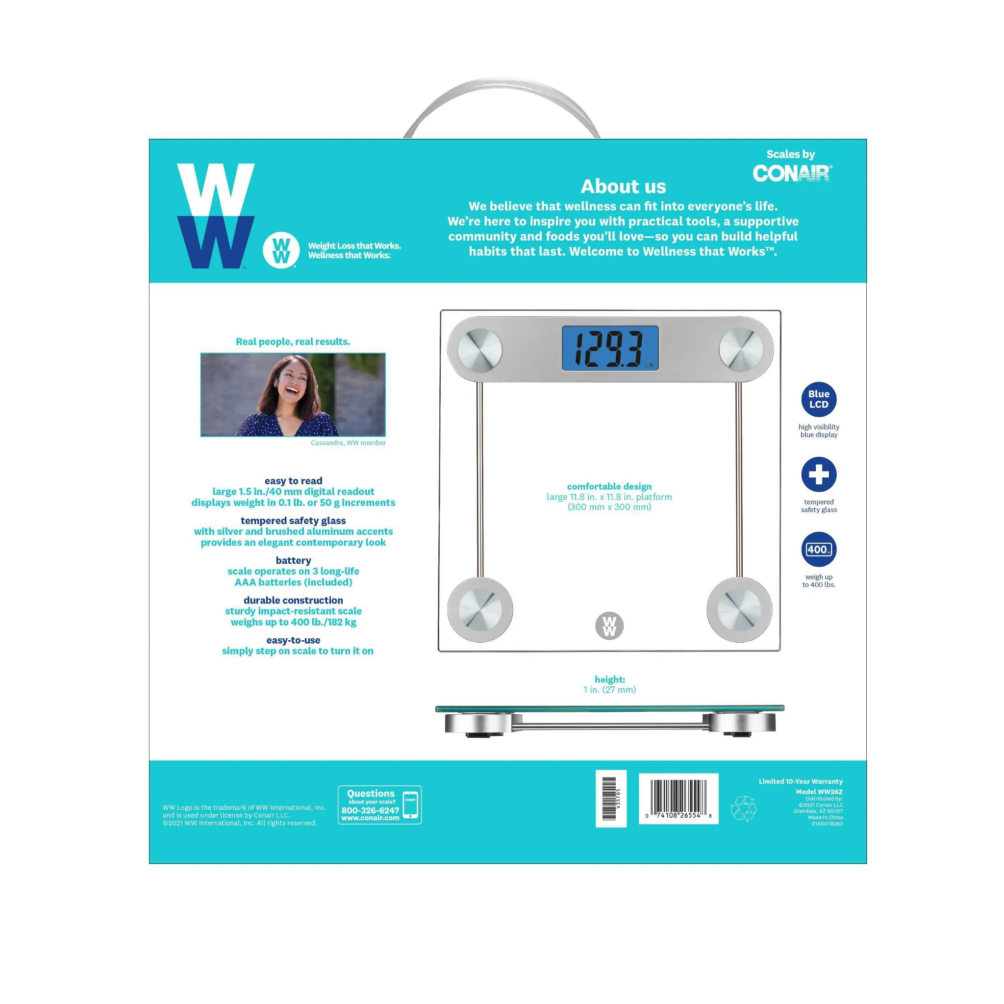 Digital Glass Scale - Clear - Image 2