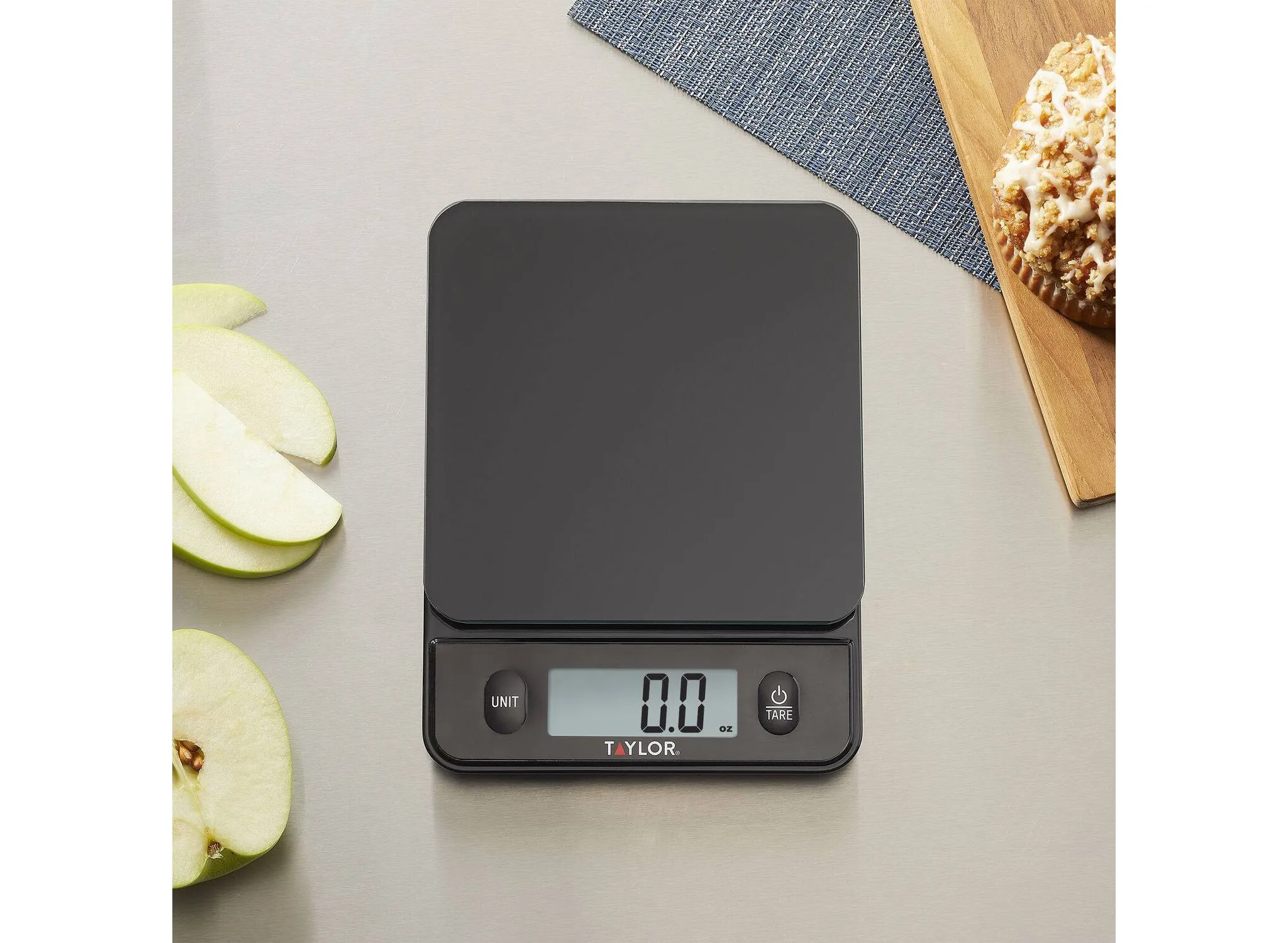 Digital Kitchen Glass Top 11lb Food Scale Black - Image 4