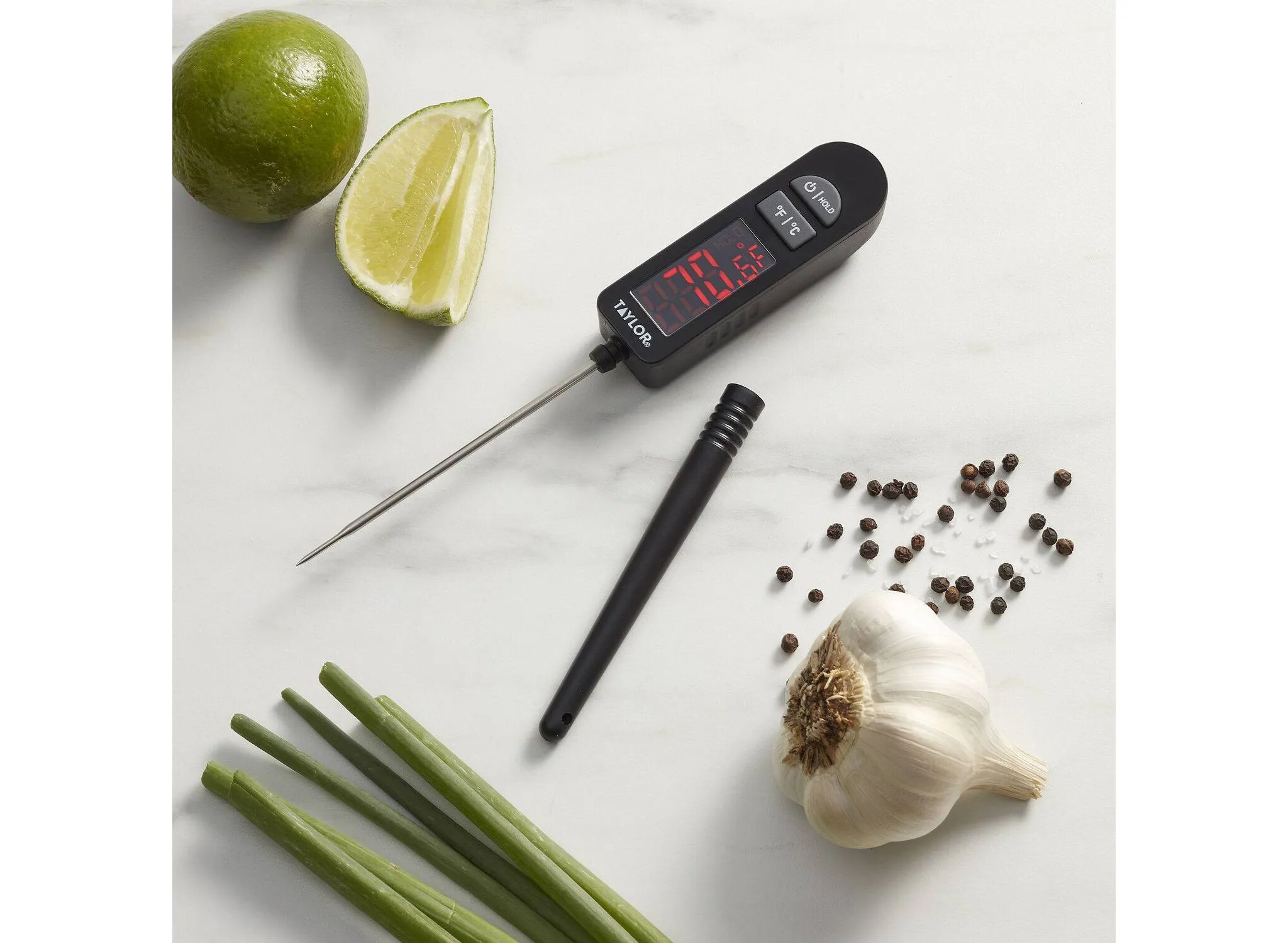 Digital LED Kitchen Meat Cooking Thermometer - Black - Image 4