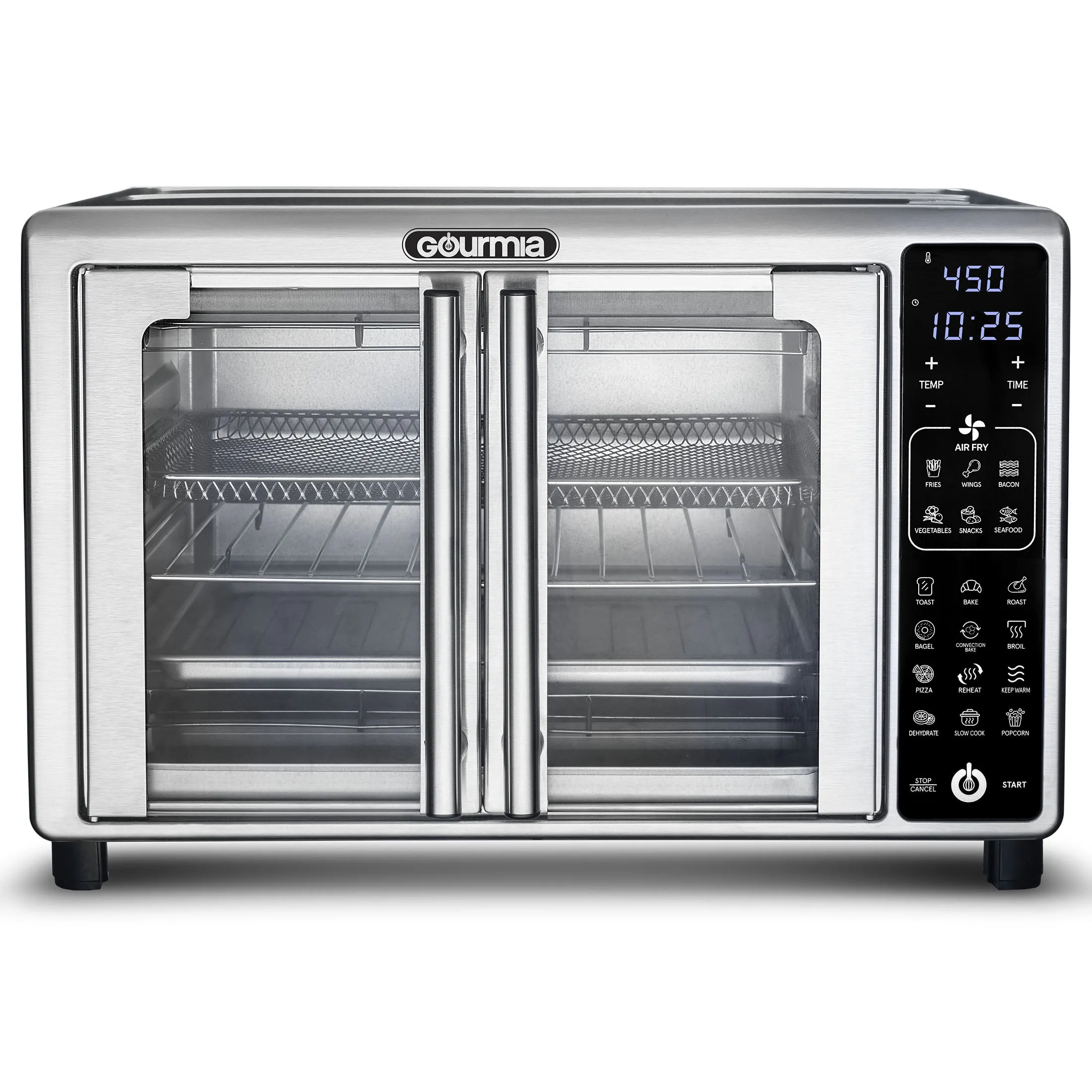 Digital Toaster Oven Air Fryer - Stainless Steel